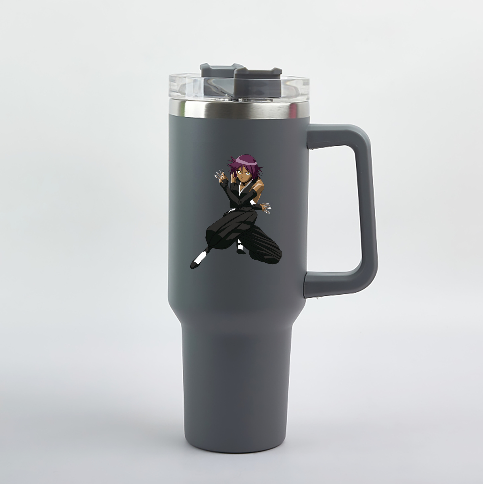 （画像用） ブリーチ 四楓院 夜一（しほういん よるいち） BLEACH Shihouin Yoruichi 1200mL車用タンブラー（カラープリント）