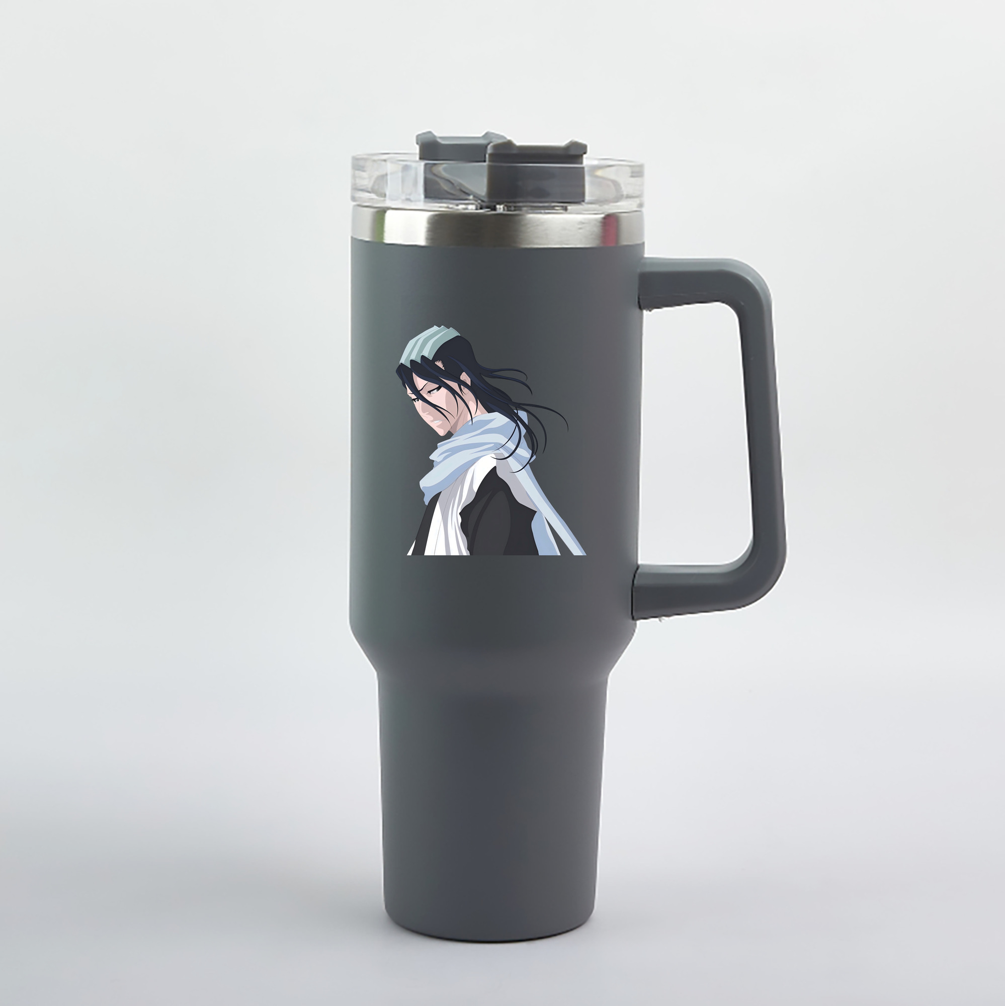 （画像用） ブリーチ くちき びゃくや BLEACH Kuchiki Byakuya 1200mL車用タンブラー（カラープリント）