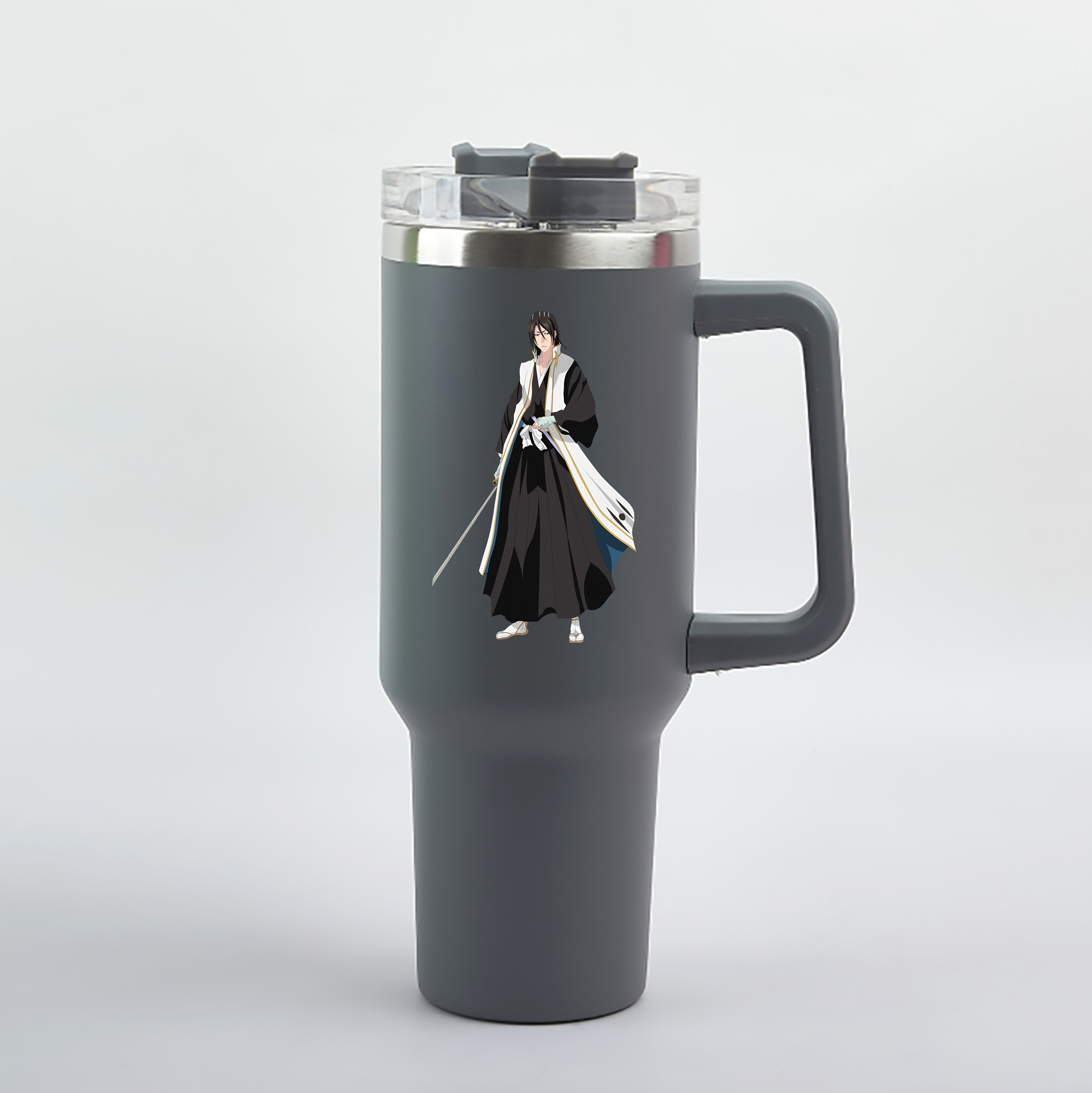 （画像用） ブリーチ くちき びゃくや BLEACH Kuchiki Byakuya 1200mL車用タンブラー（カラープリント）