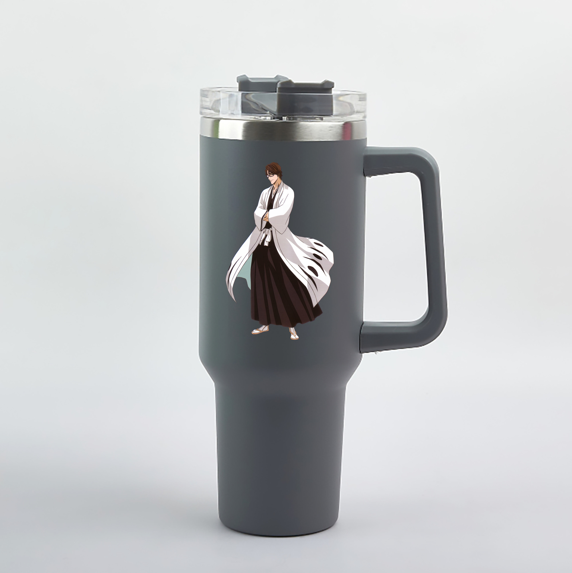 （画像用） ブリーチ 藍染 惣右介（あいぜん そうすけ） BLEACH Aizen Sousuke 1200mL車用タンブラー（カラープリント）