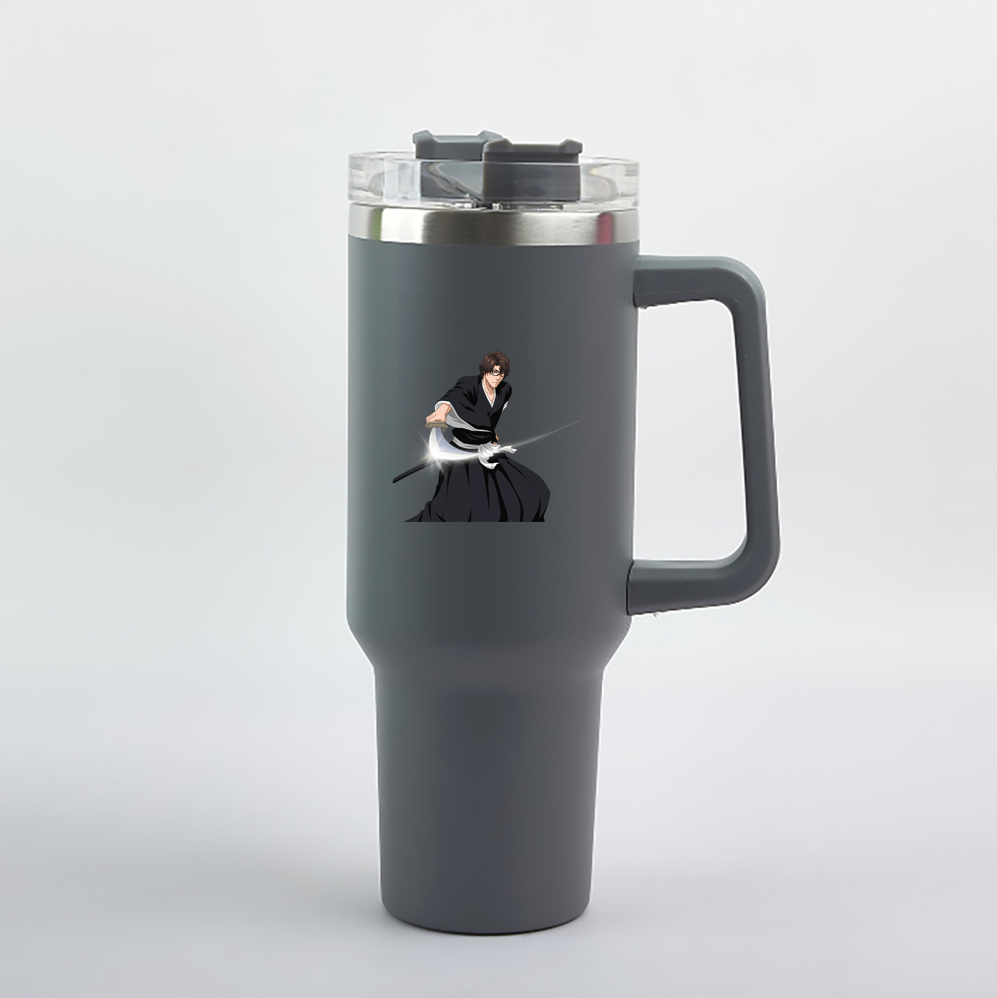 （画像用） ブリーチ 藍染 惣右介（あいぜん そうすけ） BLEACH Aizen Sousuke 1200mL車用タンブラー（カラープリント）