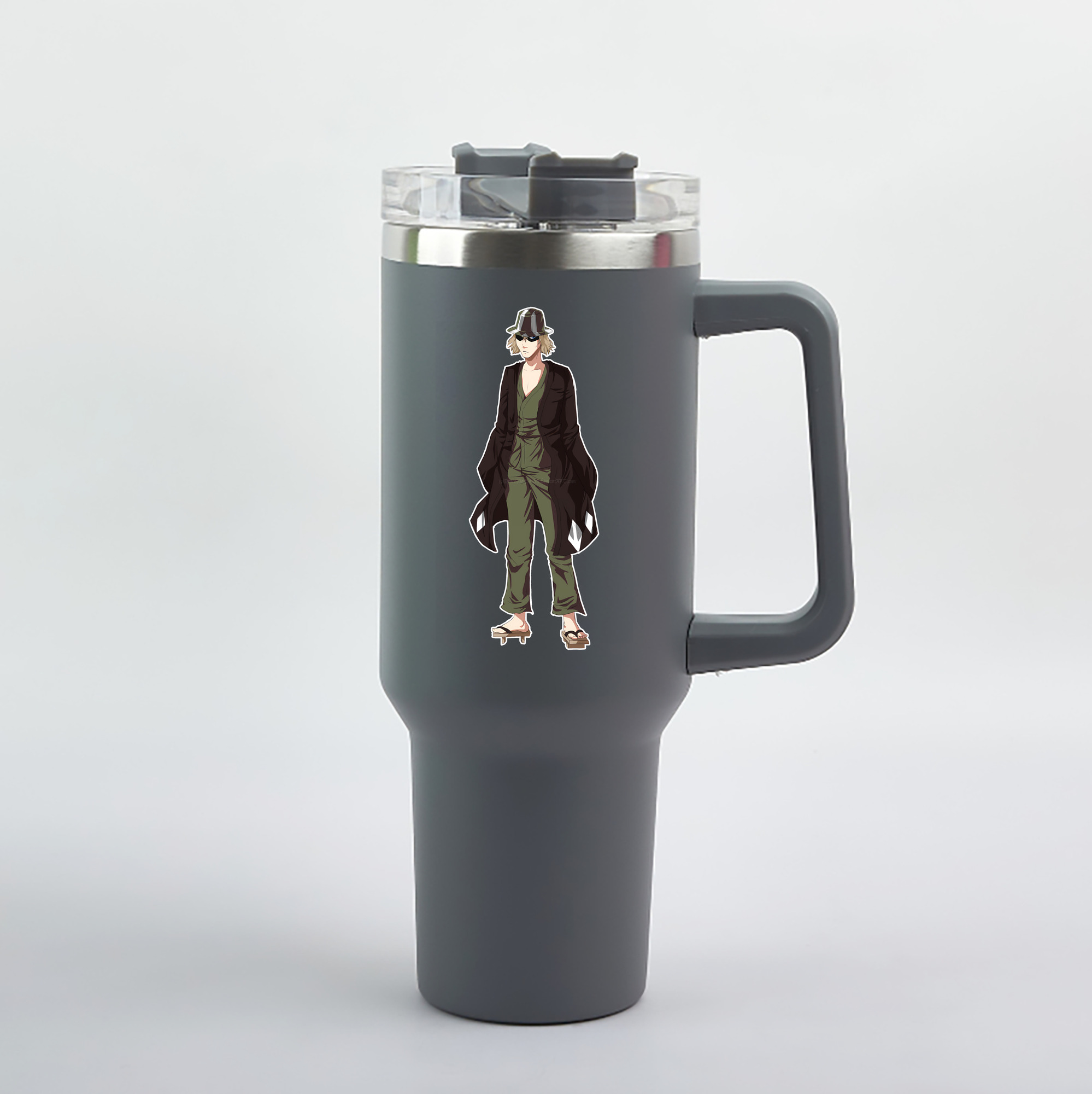 （画像用） "ブリーチ 浦原 喜助（うらはら きすけ） BLEACH Urahara Kisuke " 1200mL車用タンブラー（カラープリント）
