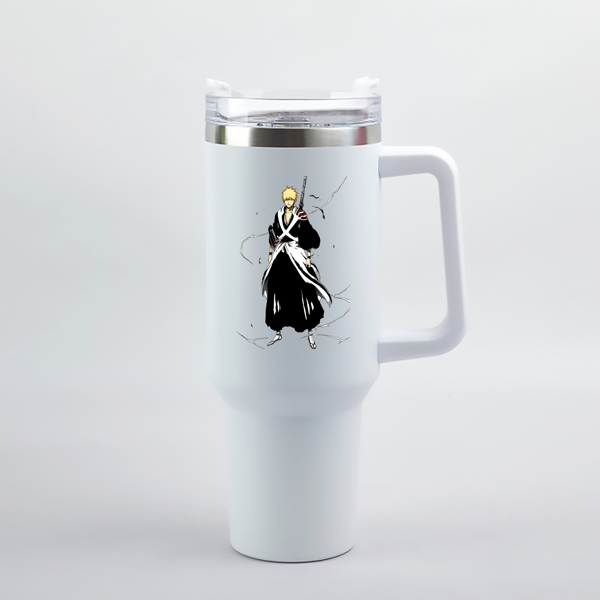 （画像用） ブリーチ 黒崎一護（くろさき いちご）BLEACH Kurosaki Ichigo 1200mL車用タンブラー（カラープリント）