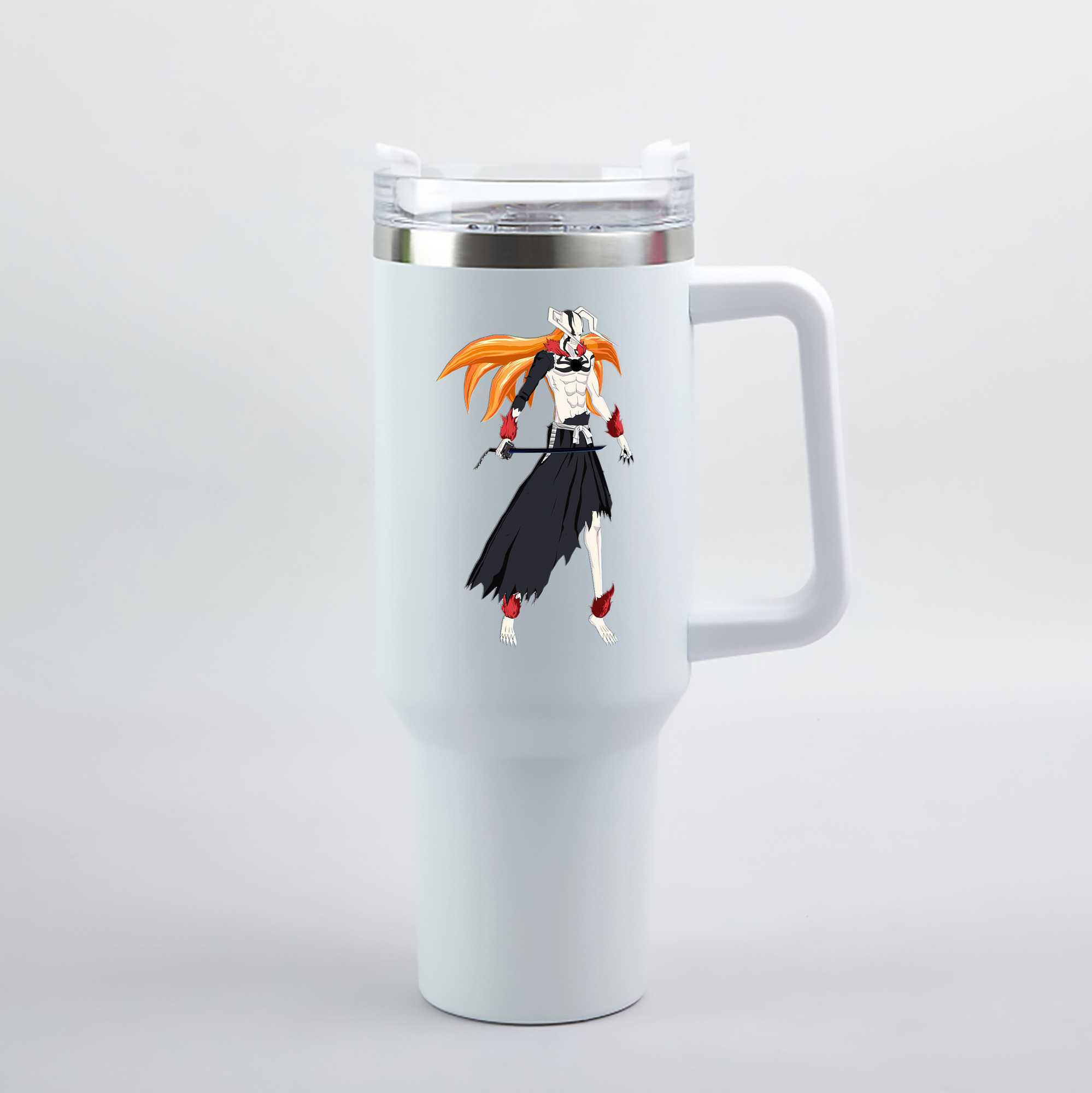 （画像用） ブリーチ 黒崎一護（くろさき いちご）BLEACH Kurosaki Ichigo 1200mL車用タンブラー（カラープリント）