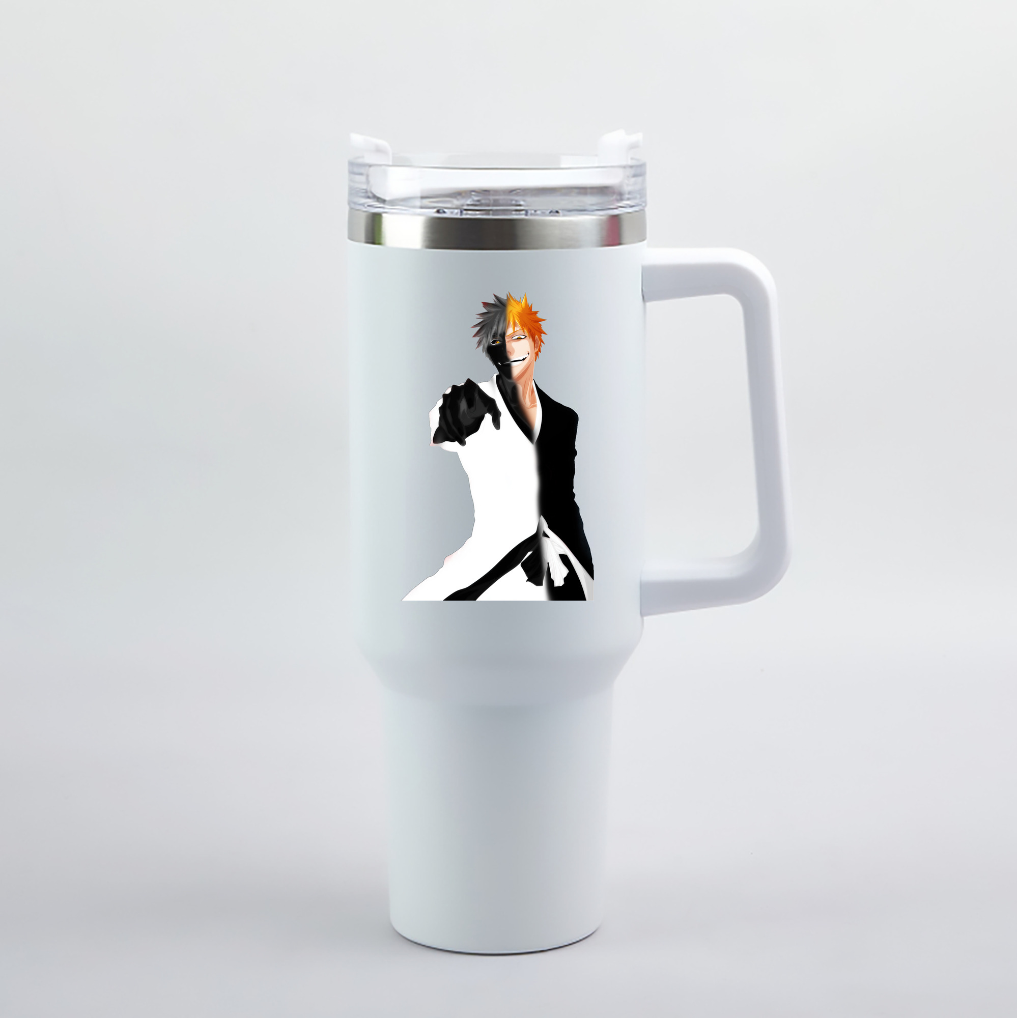 （画像用） ブリーチ 黒崎一護（くろさき いちご）BLEACH Kurosaki Ichigo 1200mL車用タンブラー（カラープリント）