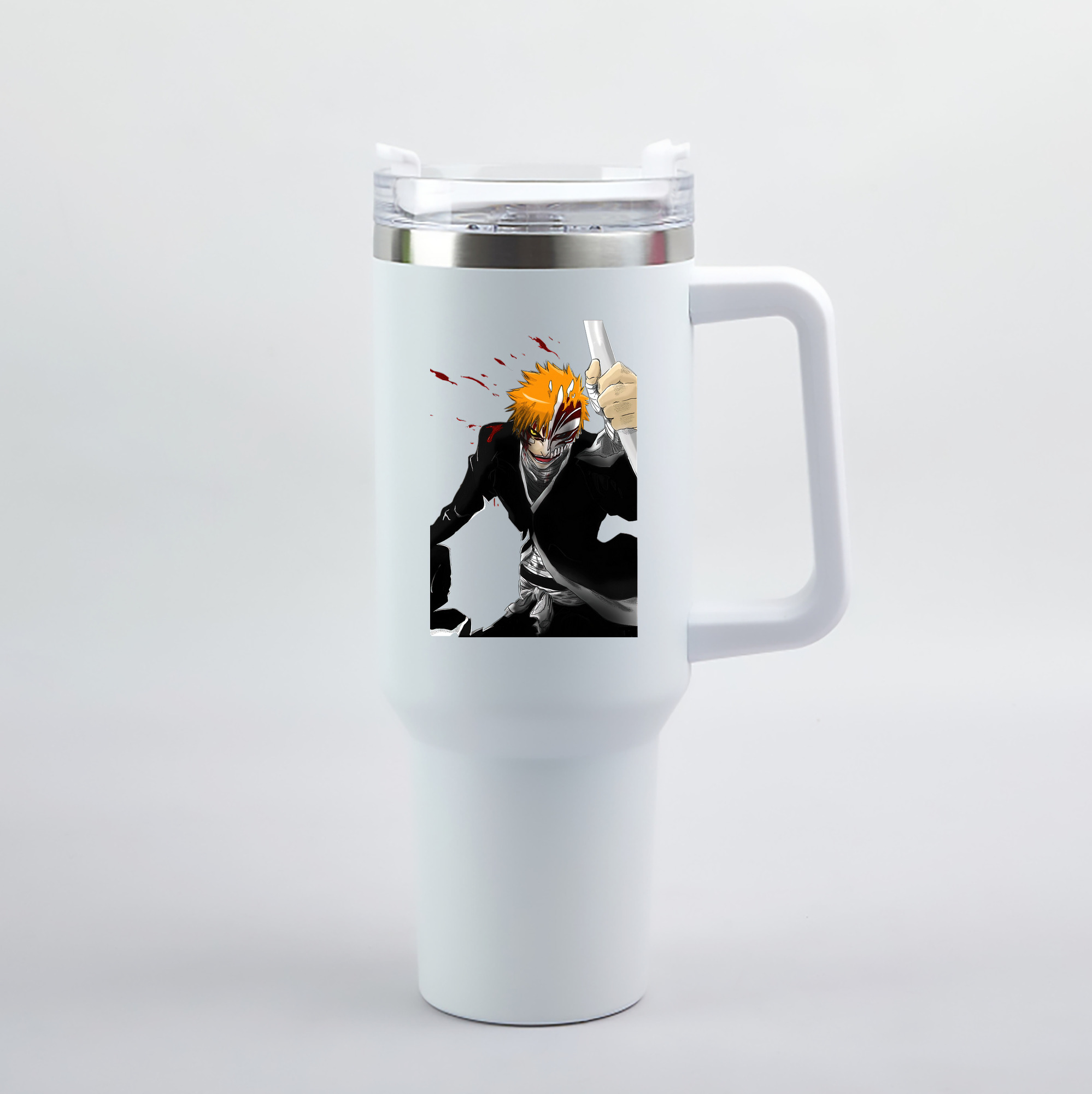 （画像用） ブリーチ 黒崎一護（くろさき いちご）BLEACH Kurosaki Ichigo 1200mL車用タンブラー（カラープリント）