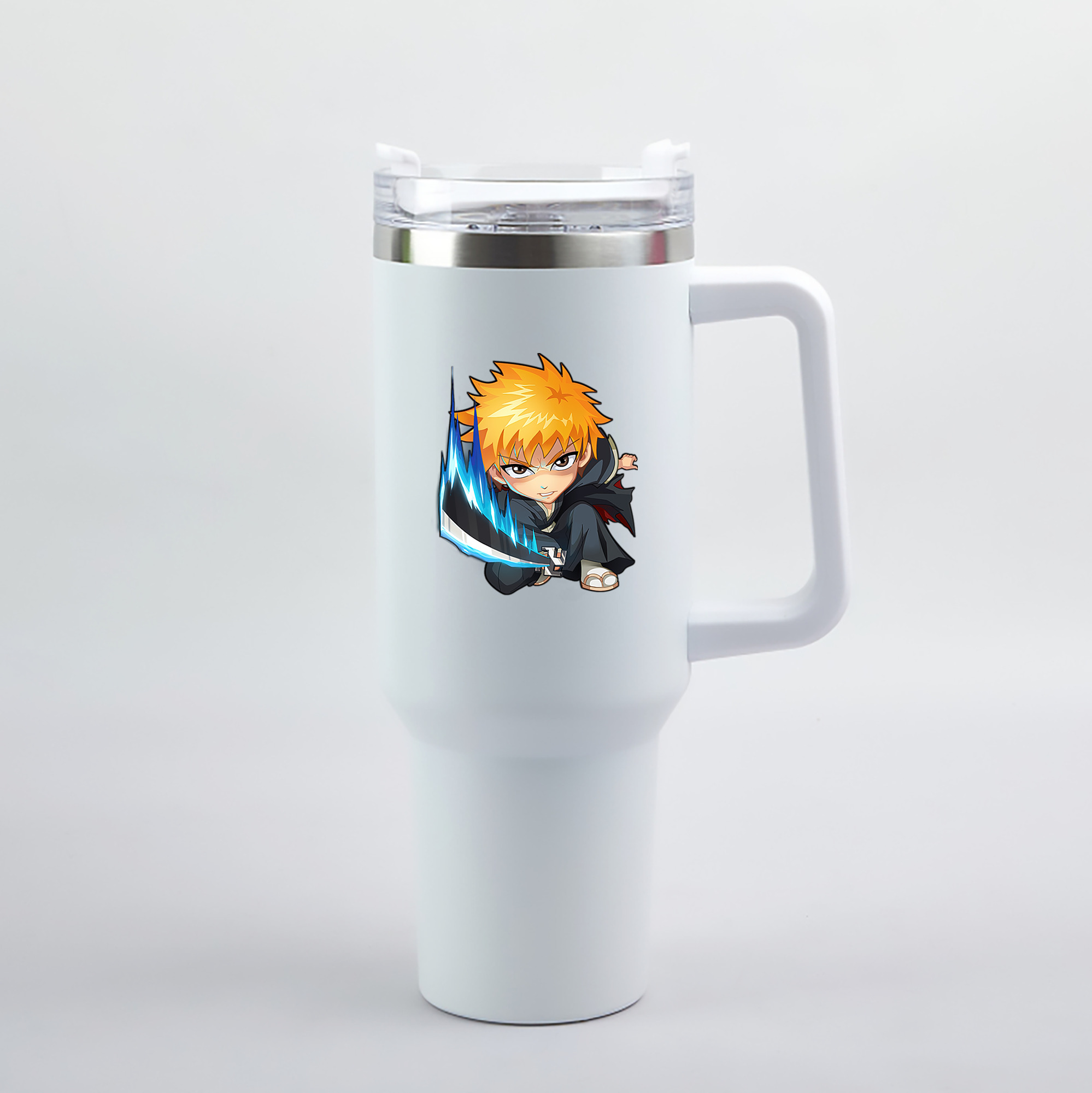 （画像用） ブリーチ 黒崎一護（くろさき いちご）BLEACH Kurosaki Ichigo 1200mL車用タンブラー（カラープリント）