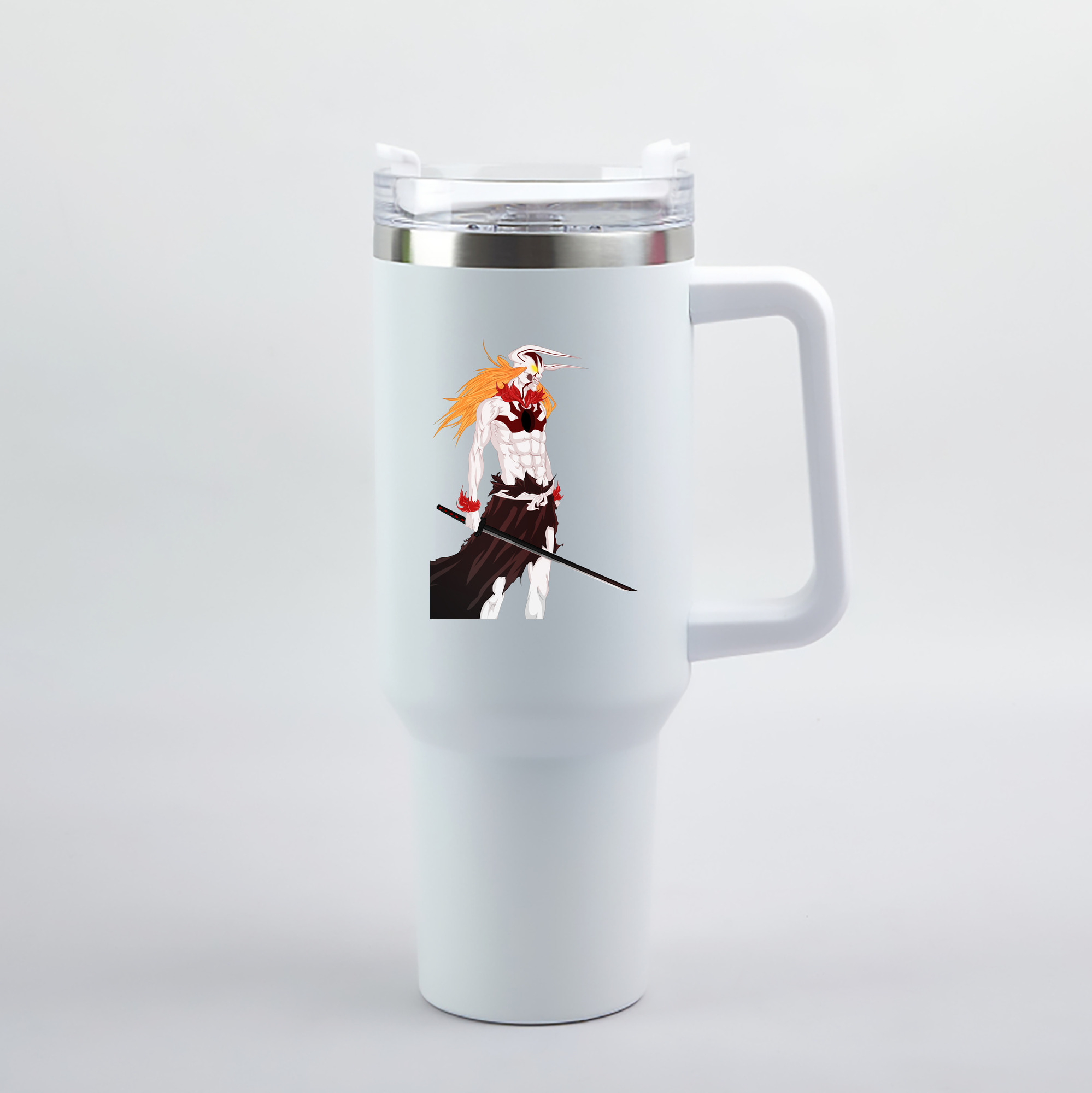 （画像用） ブリーチ 黒崎一護（くろさき いちご）BLEACH Kurosaki Ichigo 1200mL車用タンブラー（カラープリント）