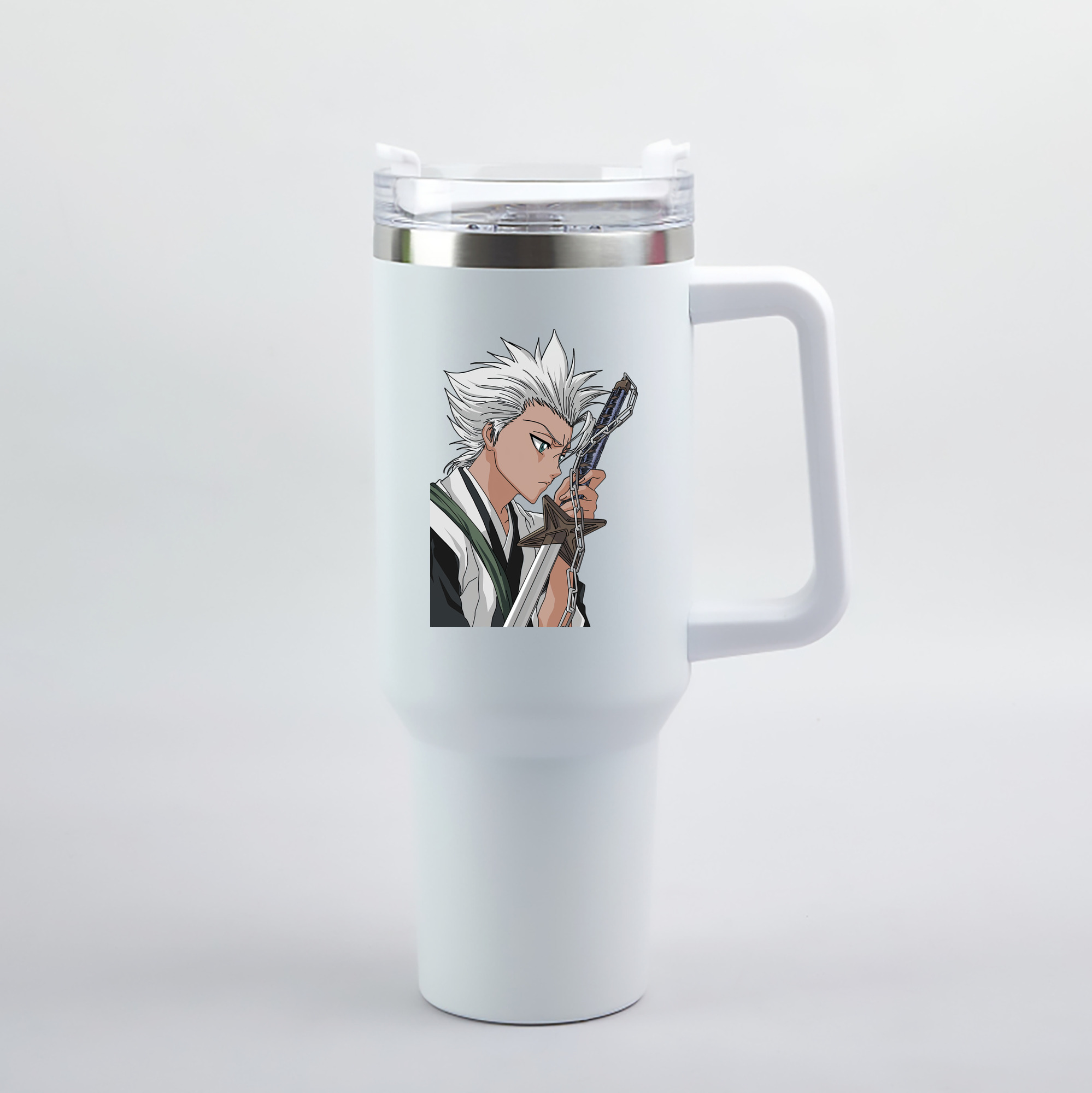 （画像用） ブリーチ 日番谷冬獅郎（ひつがや とうしろう） BLEACH Hitsugaya Toushirou 1200mL車用タンブラー（カラープリント）