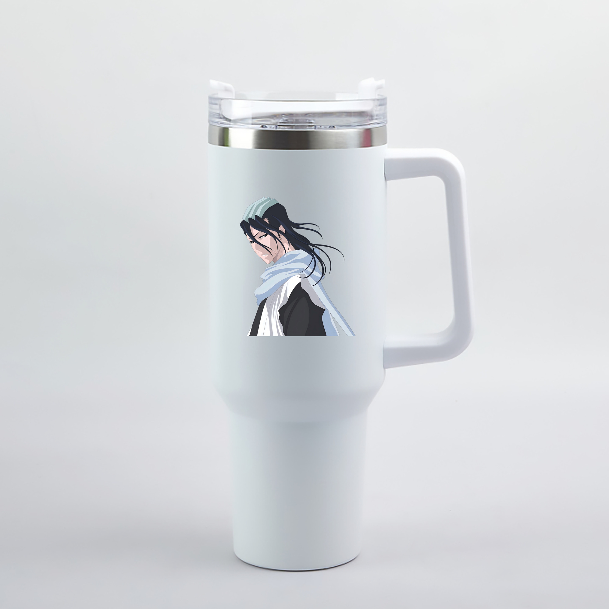 （画像用） ブリーチ くちき びゃくや BLEACH Kuchiki Byakuya 1200mL車用タンブラー（カラープリント）