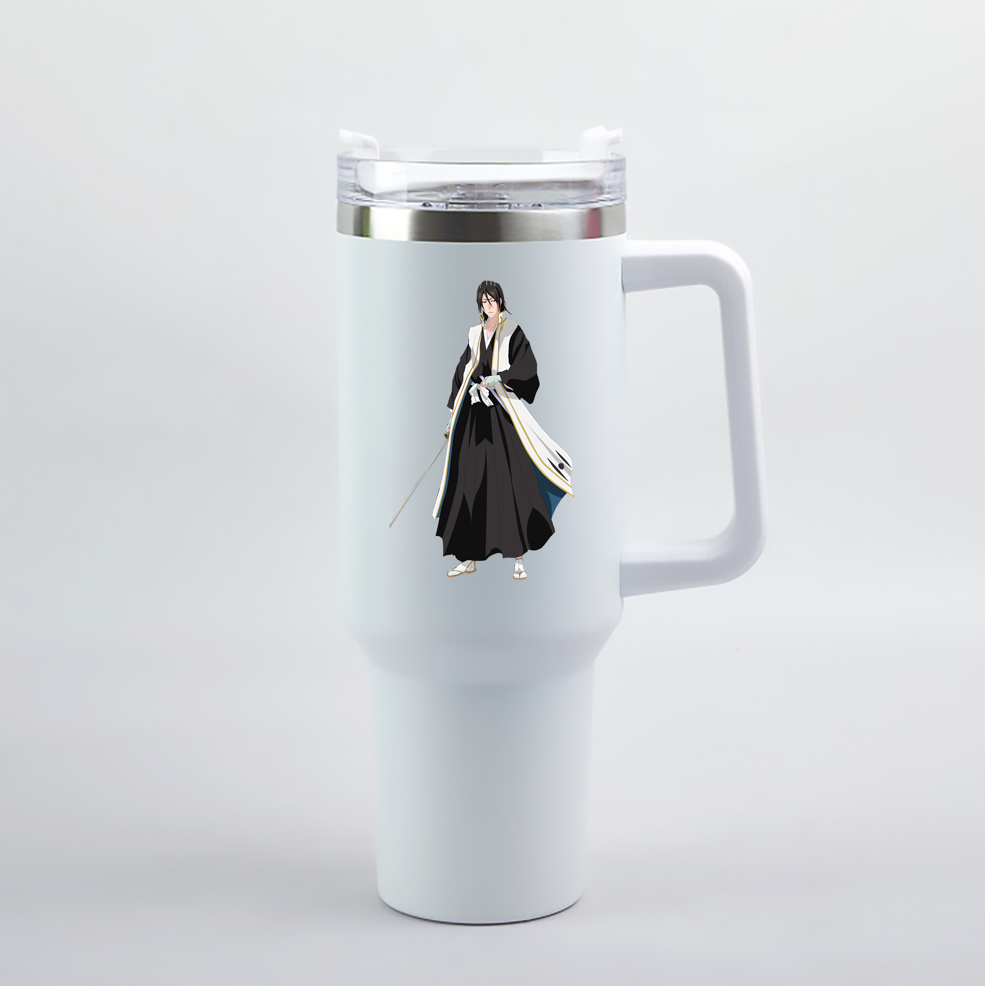 （画像用） ブリーチ くちき びゃくや BLEACH Kuchiki Byakuya 1200mL車用タンブラー（カラープリント）