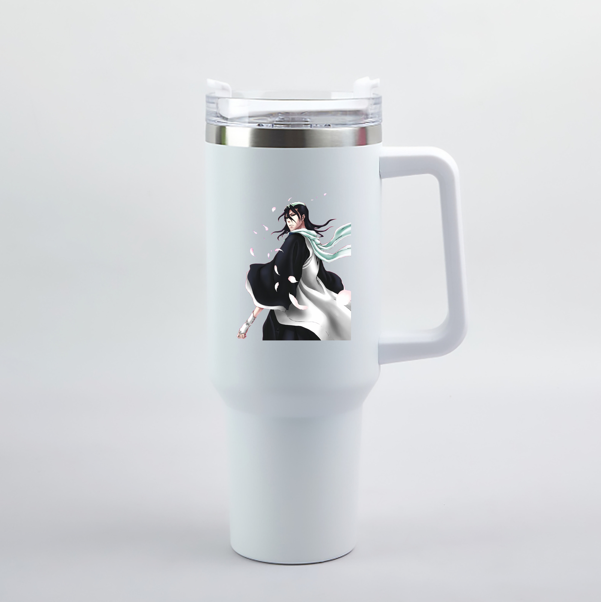 （画像用） ブリーチ くちき びゃくや BLEACH Kuchiki Byakuya 1200mL車用タンブラー（カラープリント）