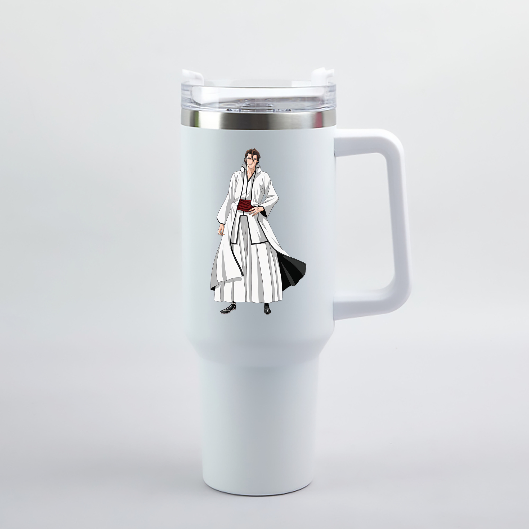 （画像用） ブリーチ 藍染 惣右介（あいぜん そうすけ） BLEACH Aizen Sousuke 1200mL車用タンブラー（カラープリント）