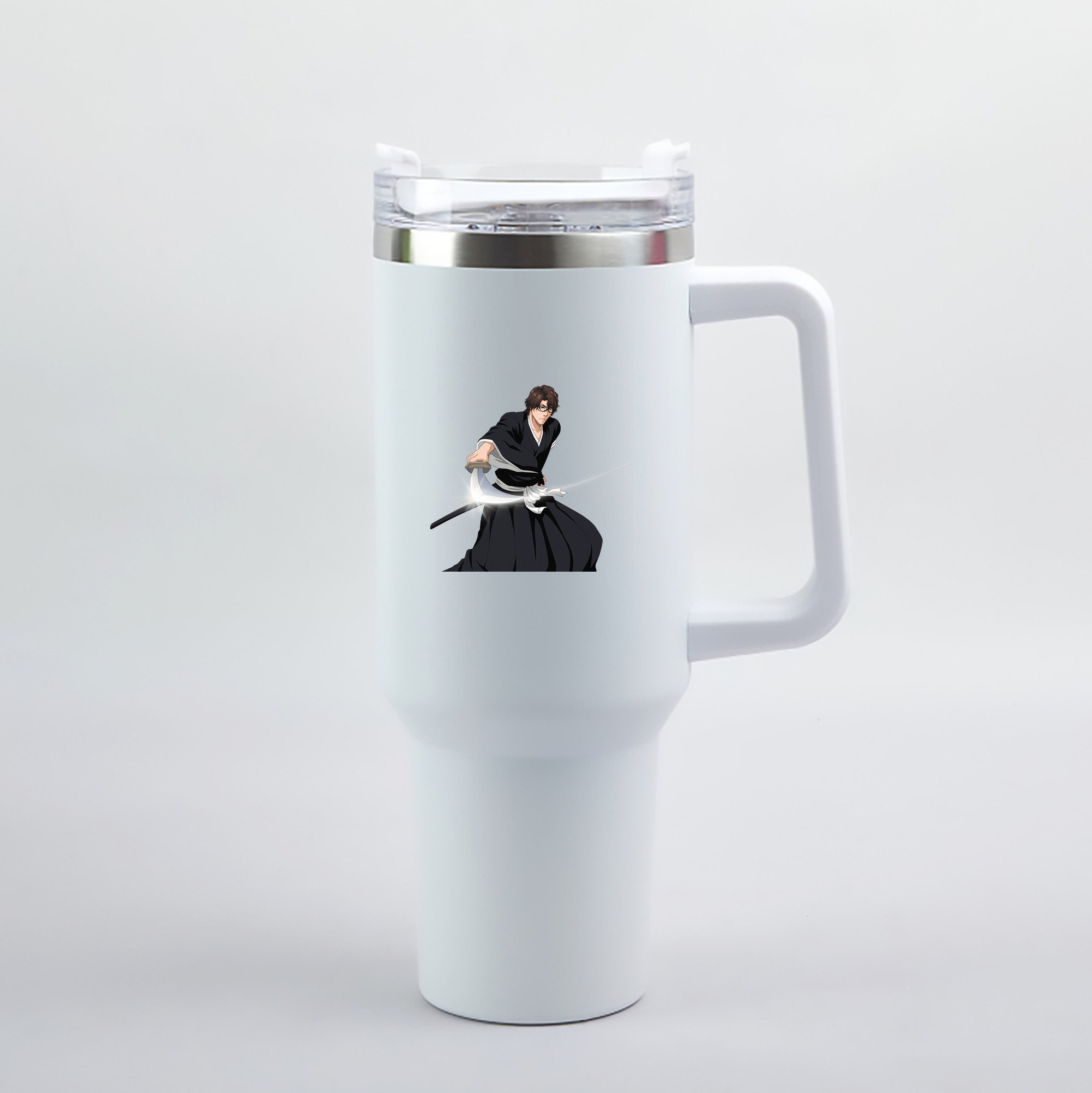 （画像用） ブリーチ 藍染 惣右介（あいぜん そうすけ） BLEACH Aizen Sousuke 1200mL車用タンブラー（カラープリント）