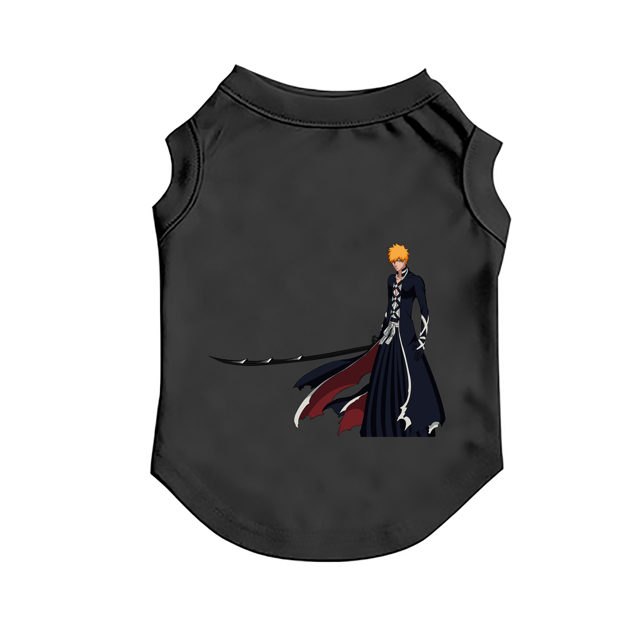 （画像用） ブリーチ 黒崎一護（くろさき いちご）BLEACH Kurosaki Ichigo ペット用ベスト