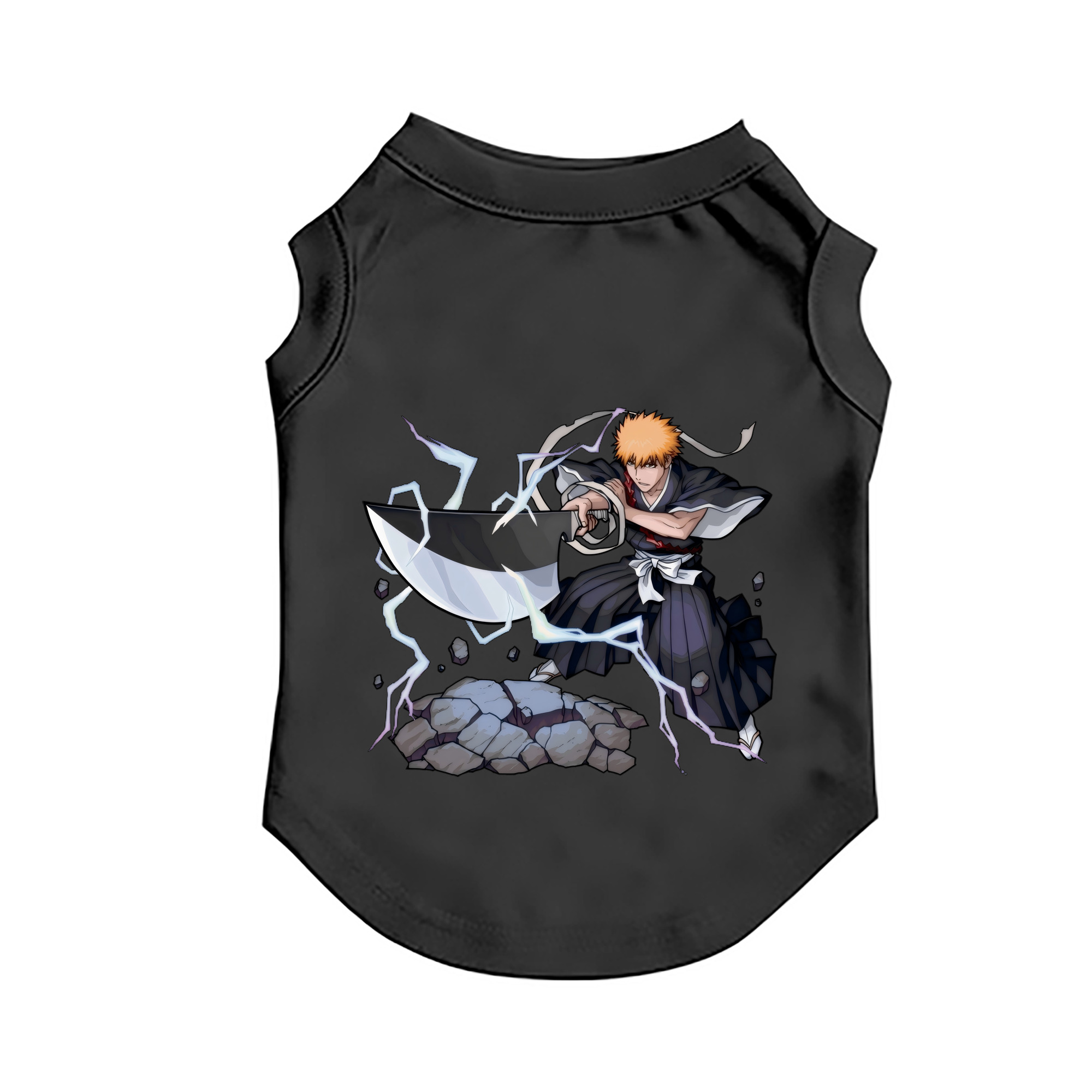 （画像用） ブリーチ 黒崎一護（くろさき いちご）BLEACH Kurosaki Ichigo ペット用ベスト