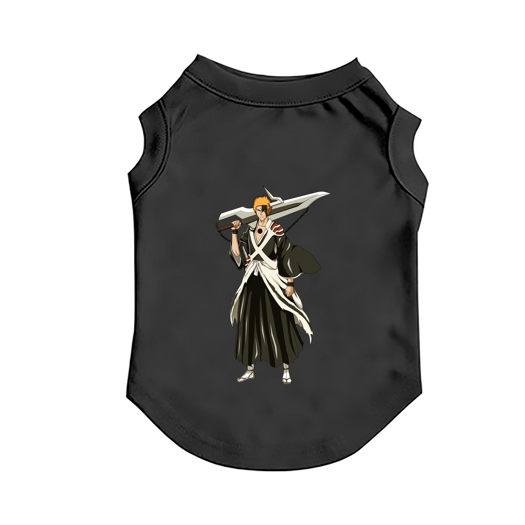 （画像用） ブリーチ 黒崎一護（くろさき いちご）BLEACH Kurosaki Ichigo ペット用ベスト