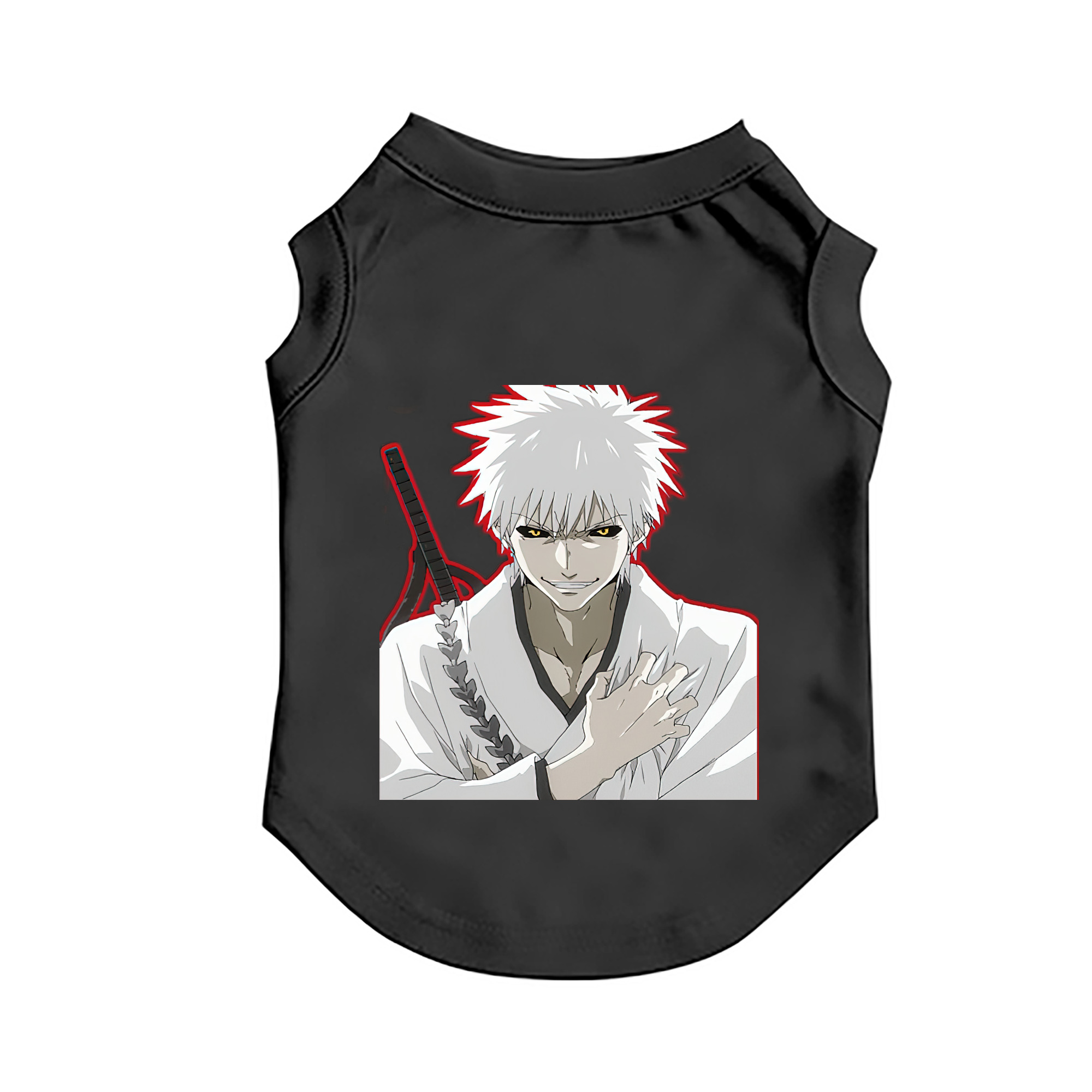 （画像用） ブリーチ 黒崎一護（くろさき いちご）BLEACH Kurosaki Ichigo ペット用ベスト