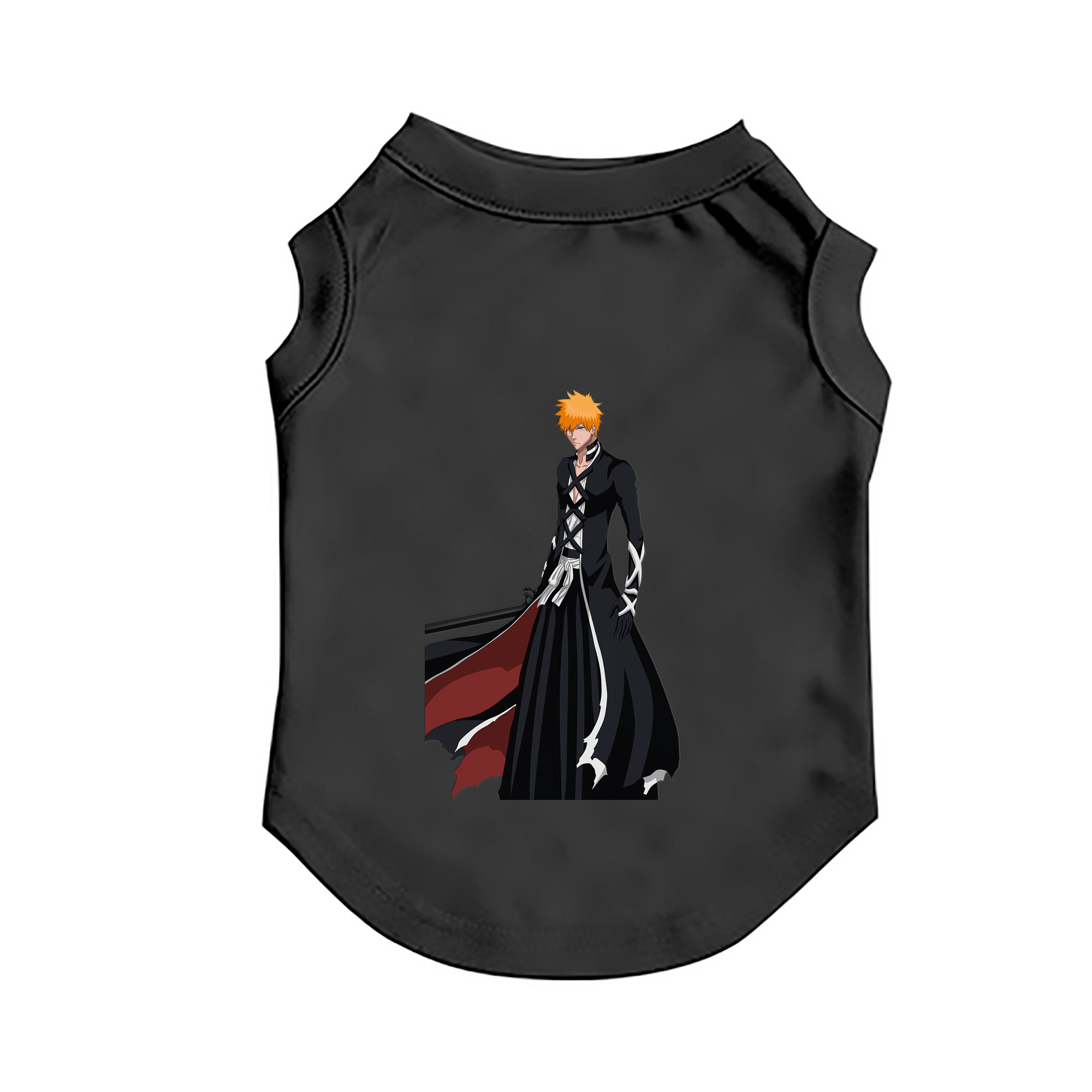 （画像用） ブリーチ 黒崎一護（くろさき いちご）BLEACH Kurosaki Ichigo ペット用ベスト