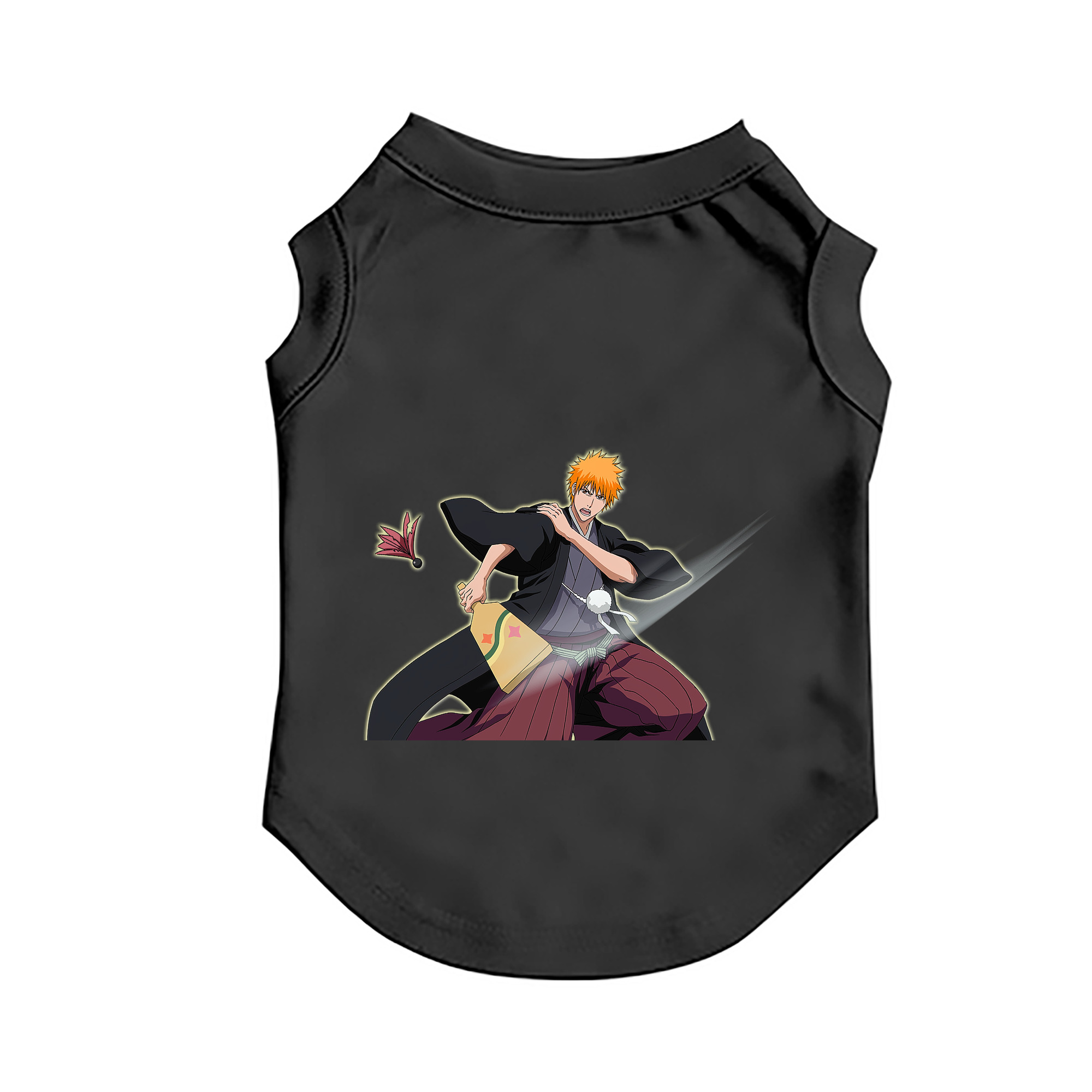 （画像用） ブリーチ 黒崎一護（くろさき いちご）BLEACH Kurosaki Ichigo ペット用ベスト