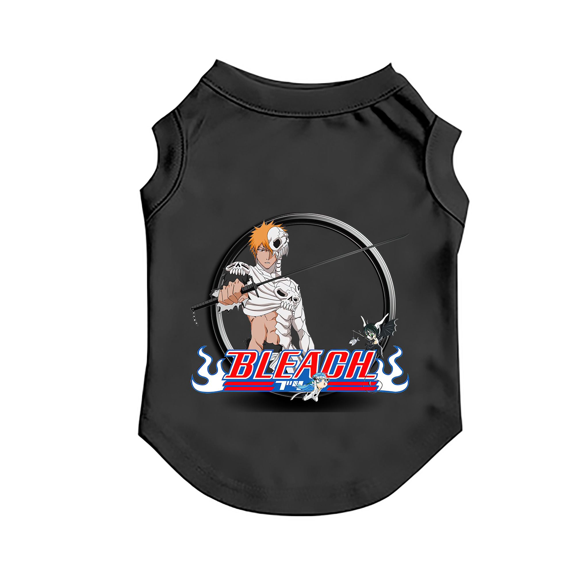 （画像用） ブリーチ 黒崎一護（くろさき いちご）BLEACH Kurosaki Ichigo ペット用ベスト