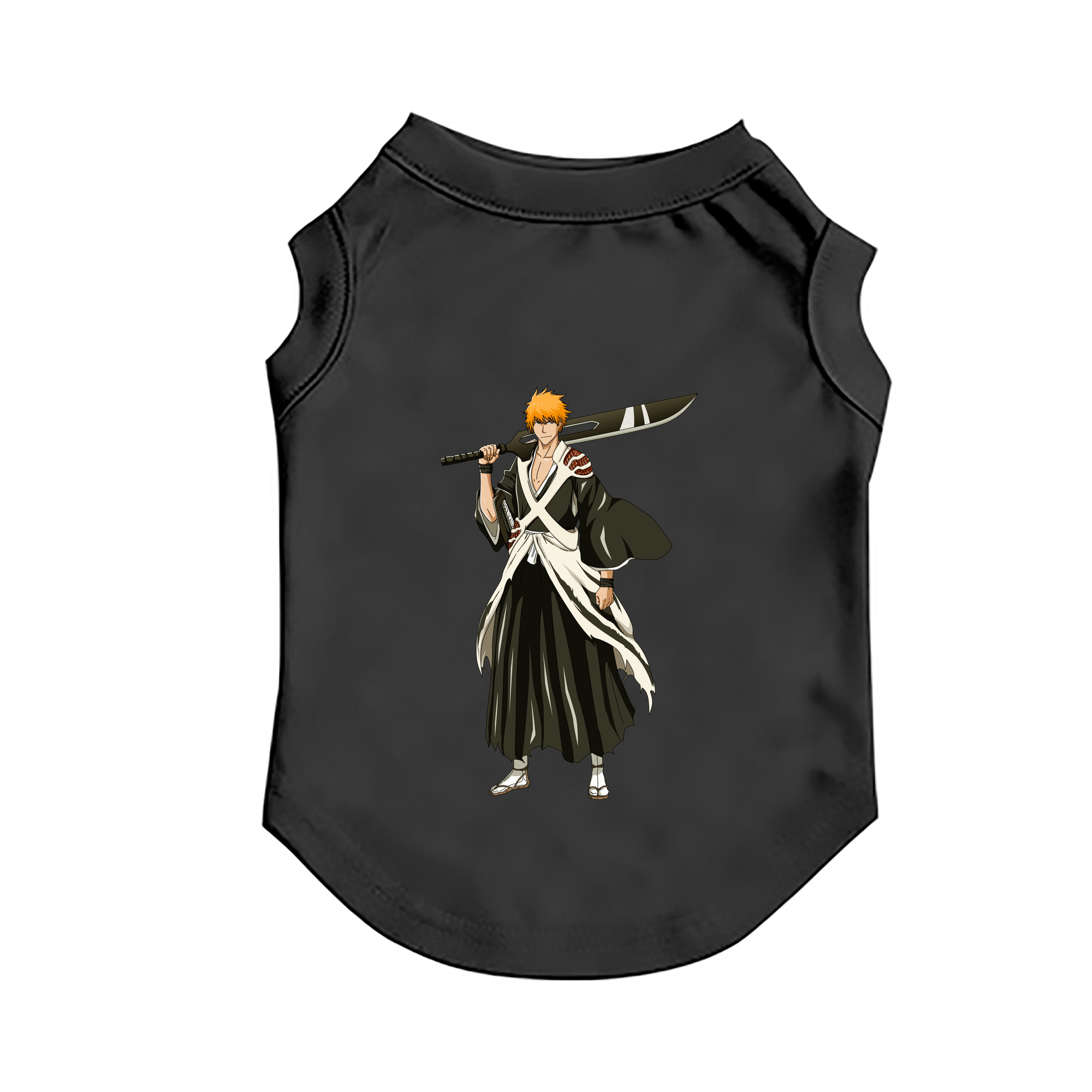 （画像用） ブリーチ 黒崎一護（くろさき いちご）BLEACH Kurosaki Ichigo ペット用ベスト