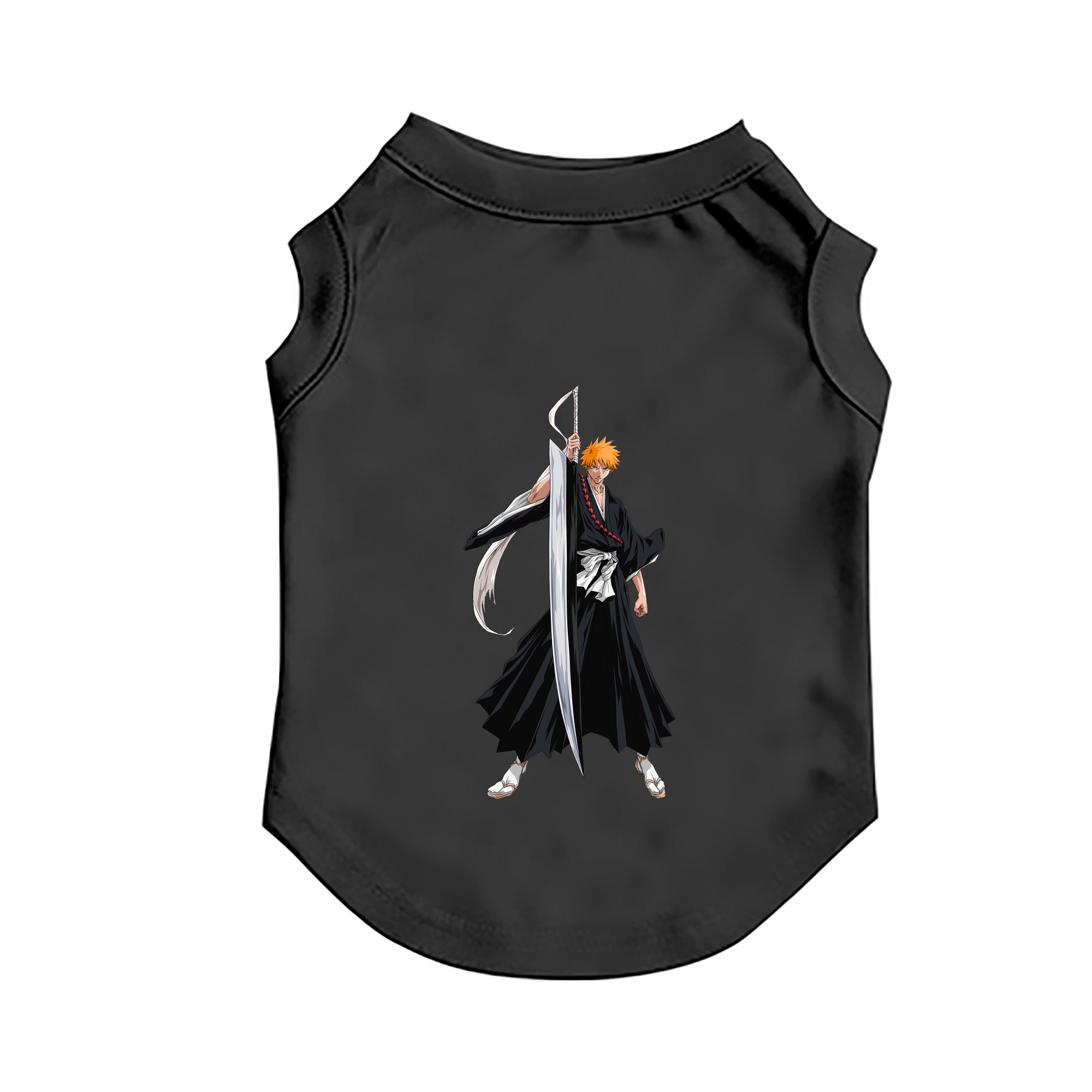 （画像用） ブリーチ 黒崎一護（くろさき いちご）BLEACH Kurosaki Ichigo ペット用ベスト