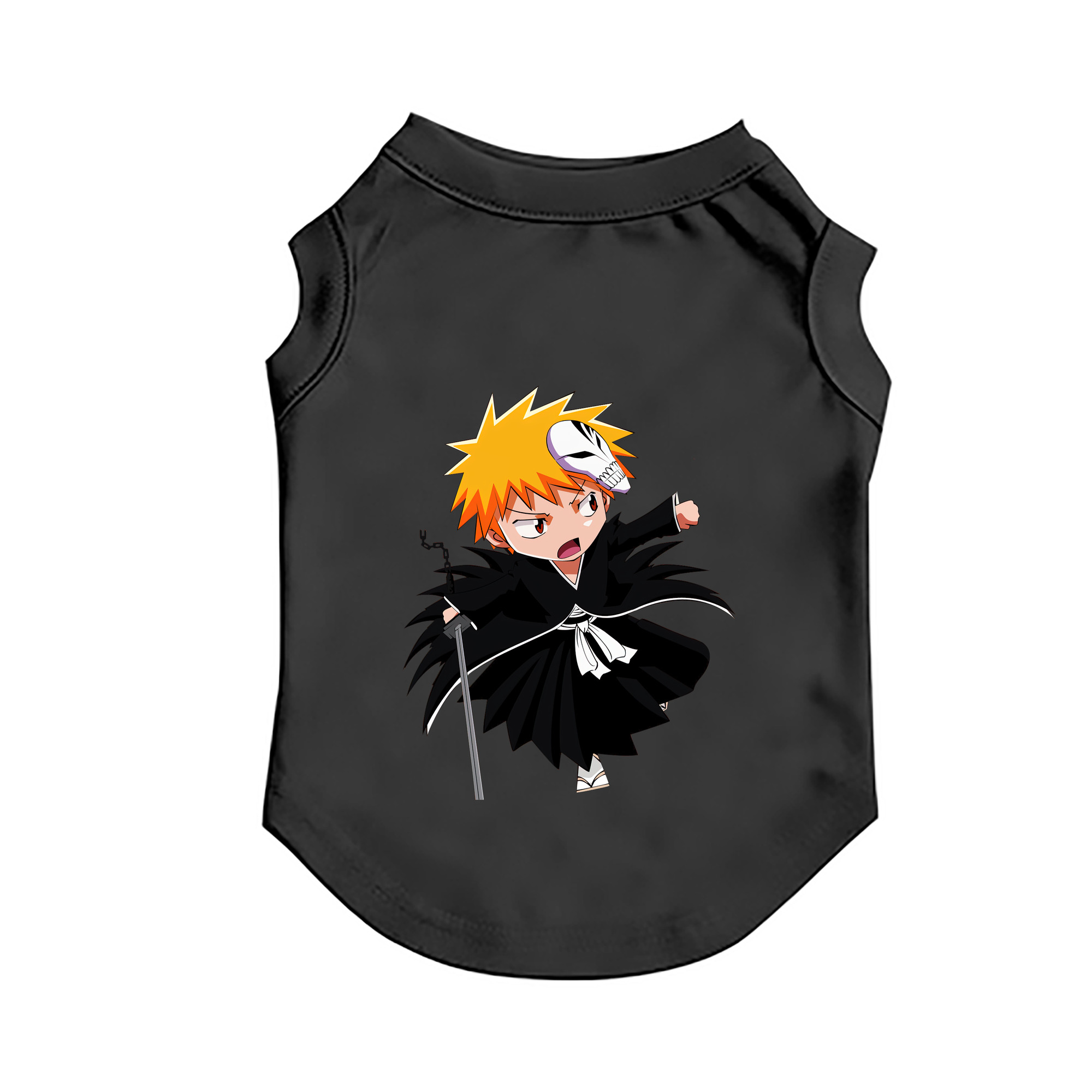 （画像用） ブリーチ 黒崎一護（くろさき いちご）BLEACH Kurosaki Ichigo ペット用ベスト