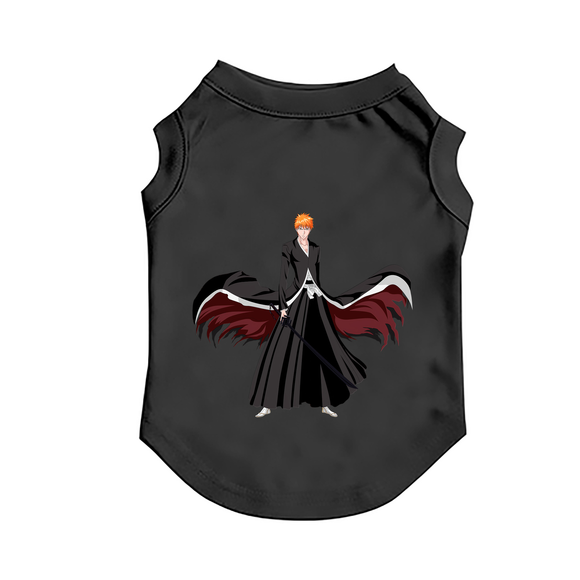 （画像用） ブリーチ 黒崎一護（くろさき いちご）BLEACH Kurosaki Ichigo ペット用ベスト