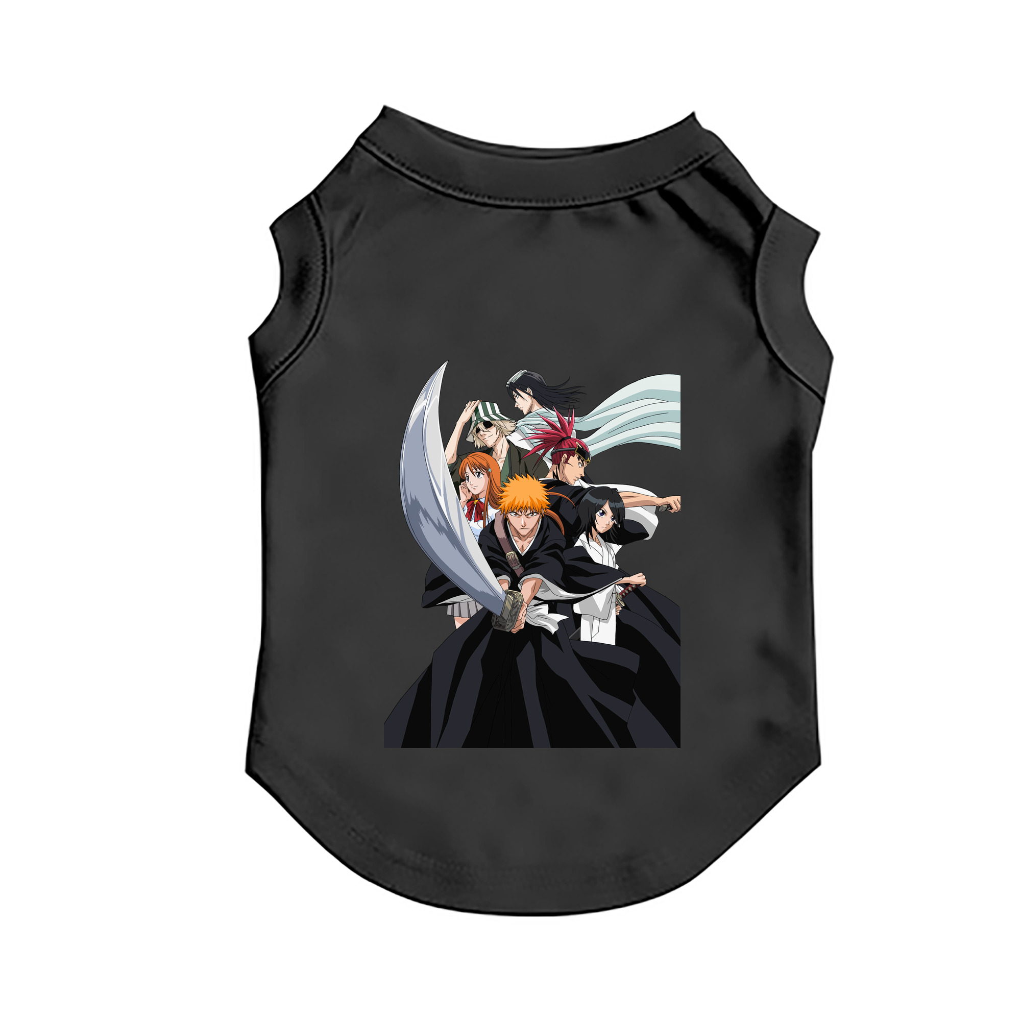 （画像用） ブリーチ 黒崎一護（くろさき いちご）BLEACH Kurosaki Ichigo ペット用ベスト