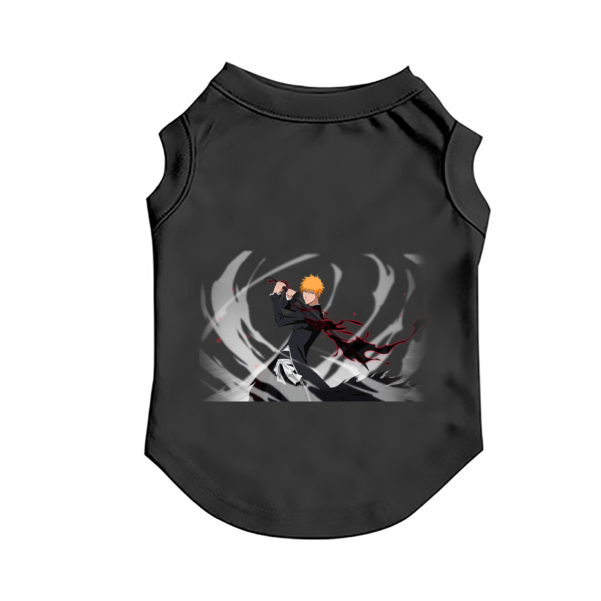（画像用） ブリーチ 黒崎一護（くろさき いちご）BLEACH Kurosaki Ichigo ペット用ベスト
