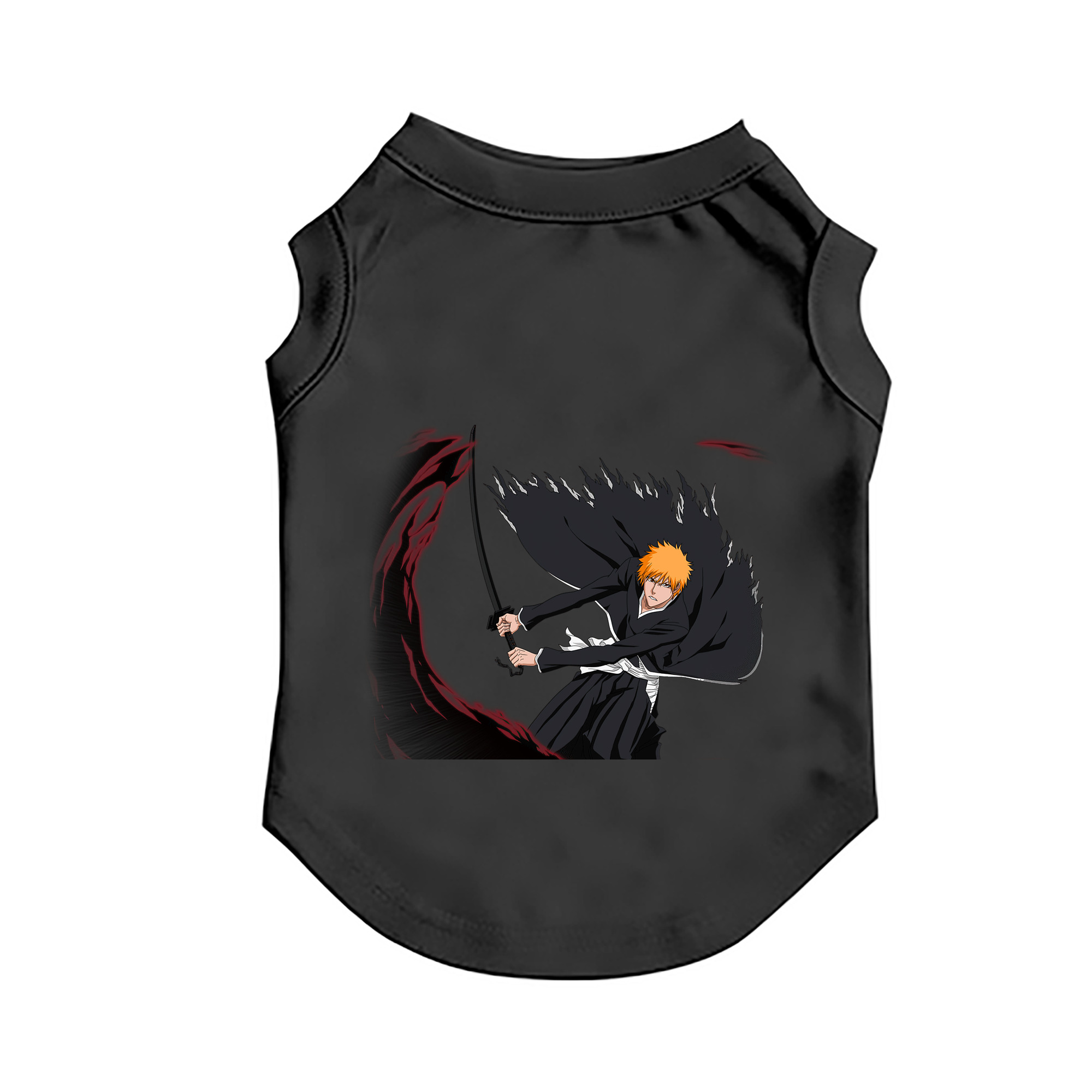 （画像用） ブリーチ 黒崎一護（くろさき いちご）BLEACH Kurosaki Ichigo ペット用ベスト
