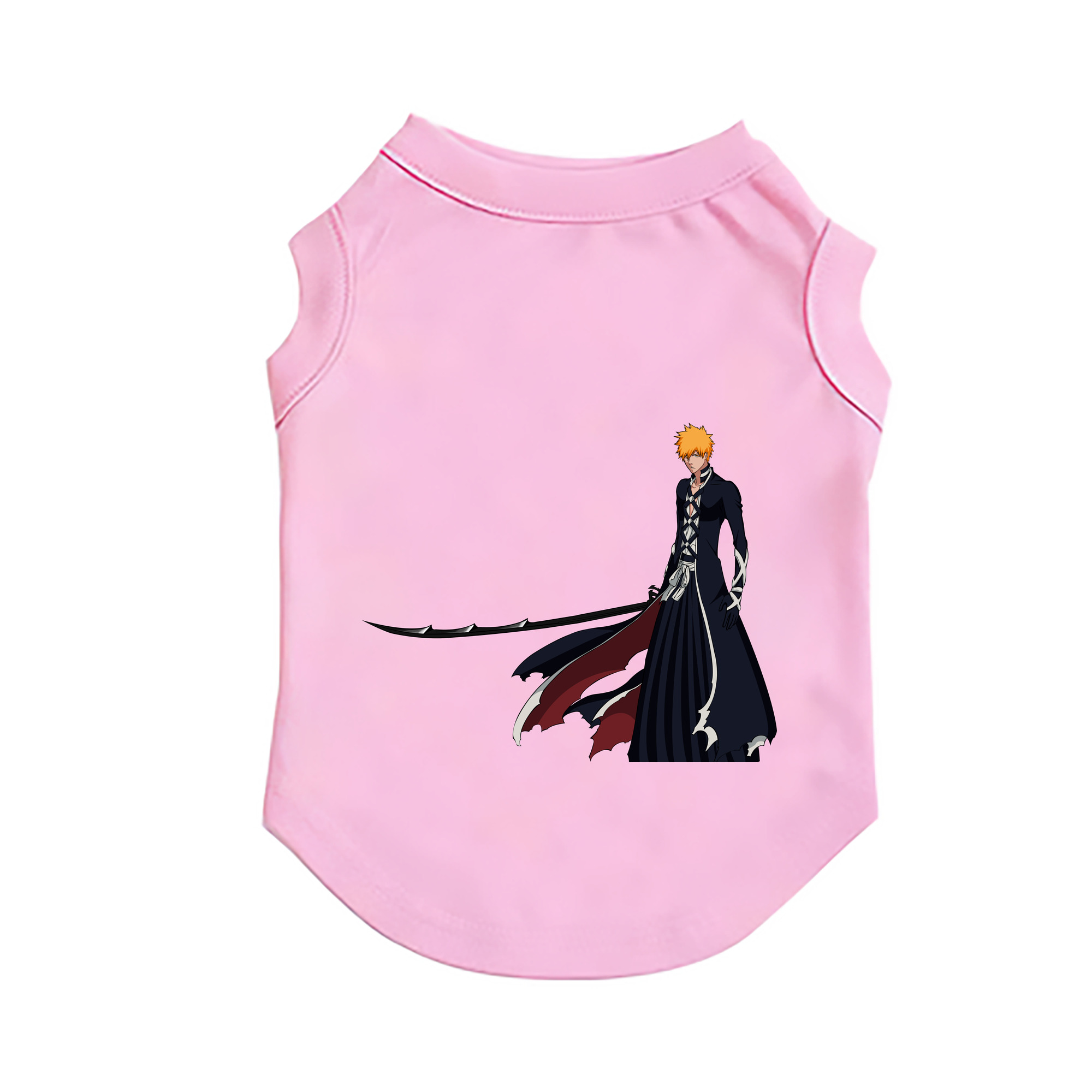 （画像用） ブリーチ 黒崎一護（くろさき いちご）BLEACH Kurosaki Ichigo ペット用ベスト