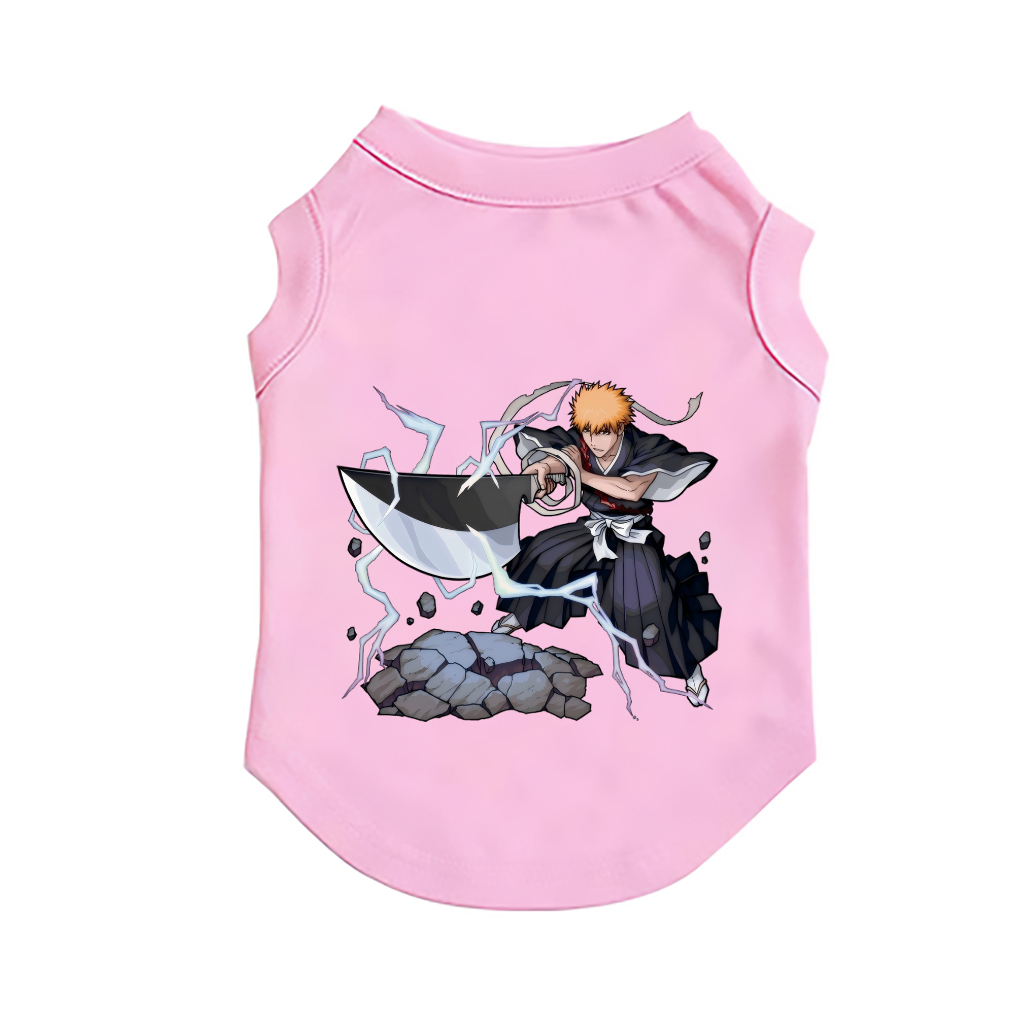（画像用） ブリーチ 黒崎一護（くろさき いちご）BLEACH Kurosaki Ichigo ペット用ベスト