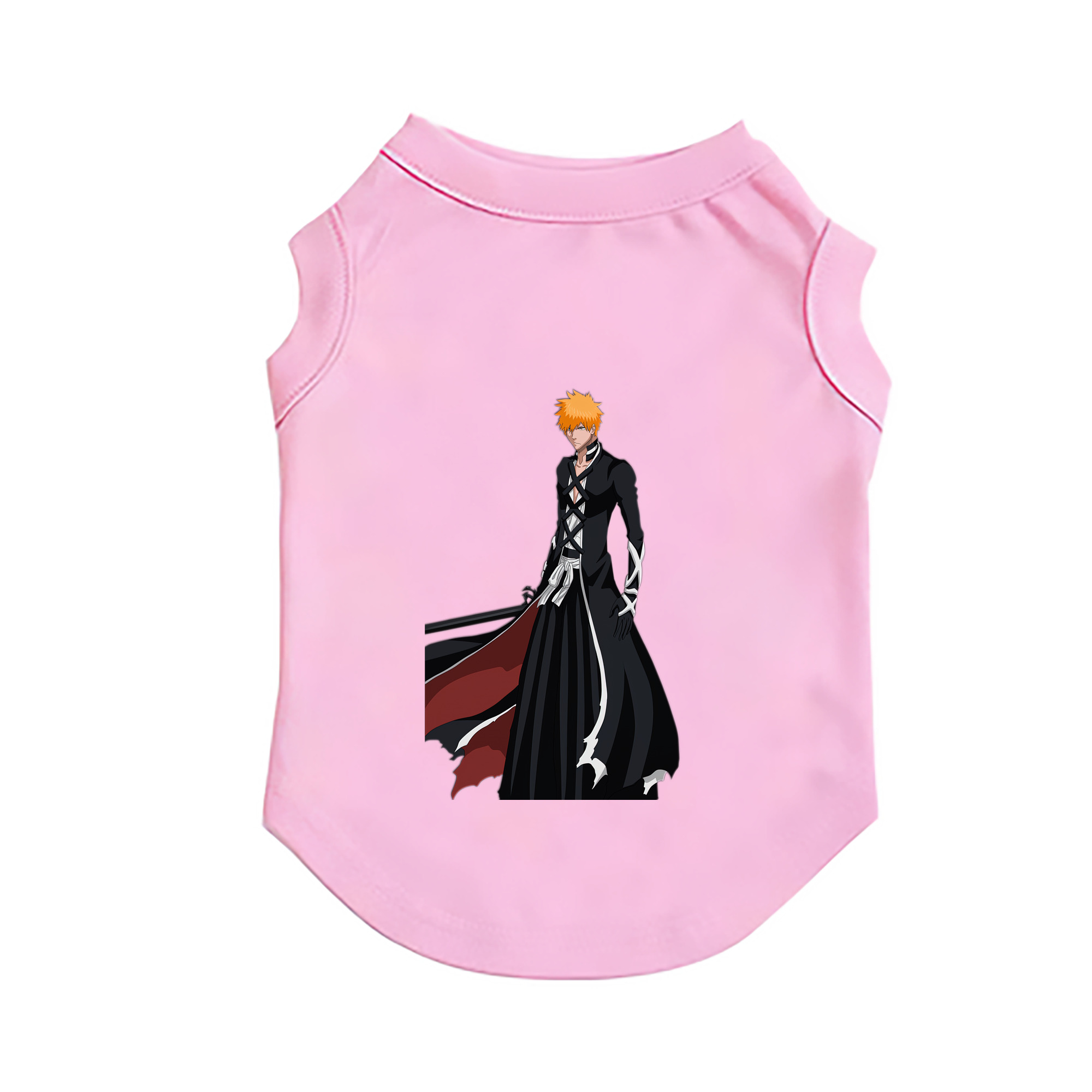 （画像用） ブリーチ 黒崎一護（くろさき いちご）BLEACH Kurosaki Ichigo ペット用ベスト