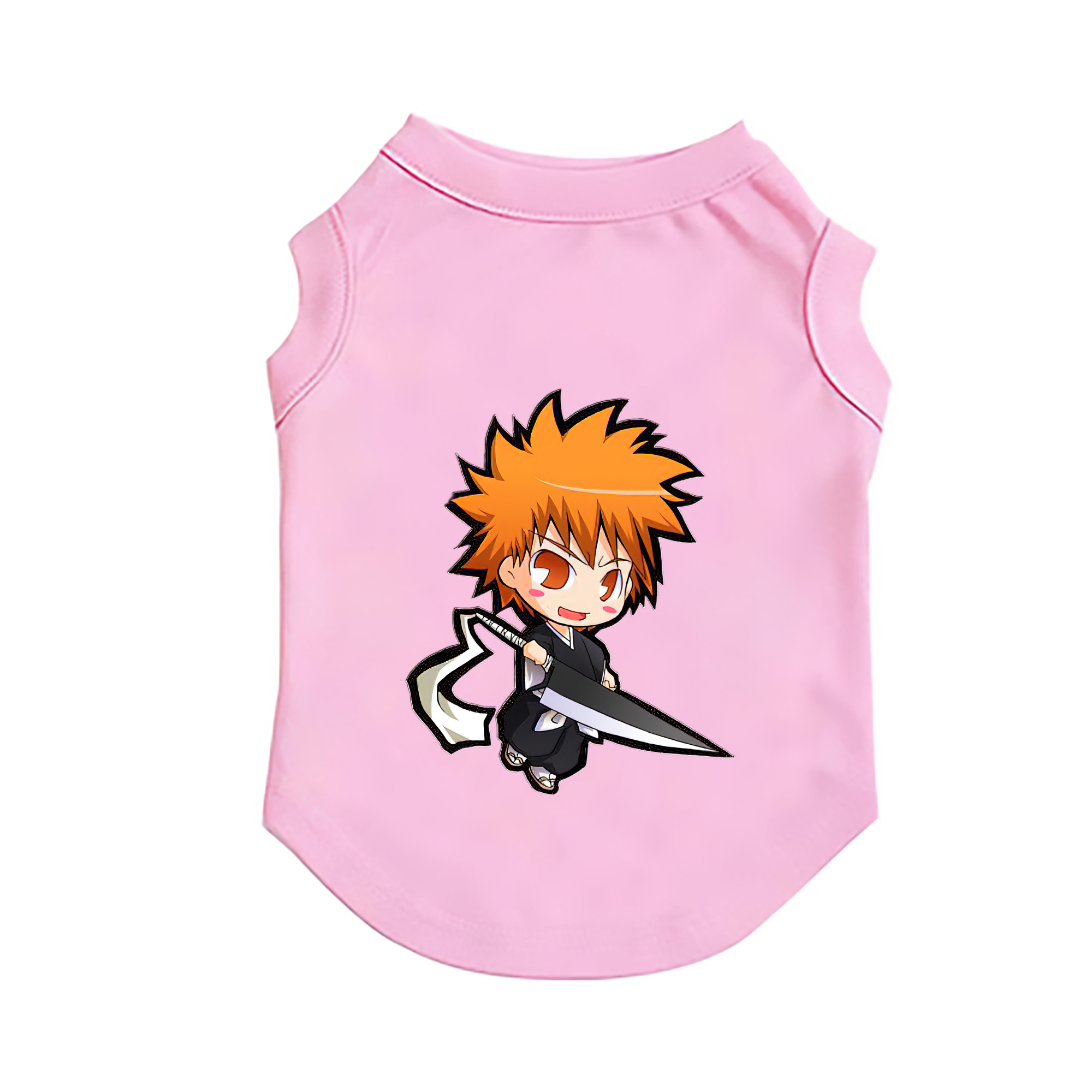（画像用） ブリーチ 黒崎一護（くろさき いちご）BLEACH Kurosaki Ichigo ペット用ベスト