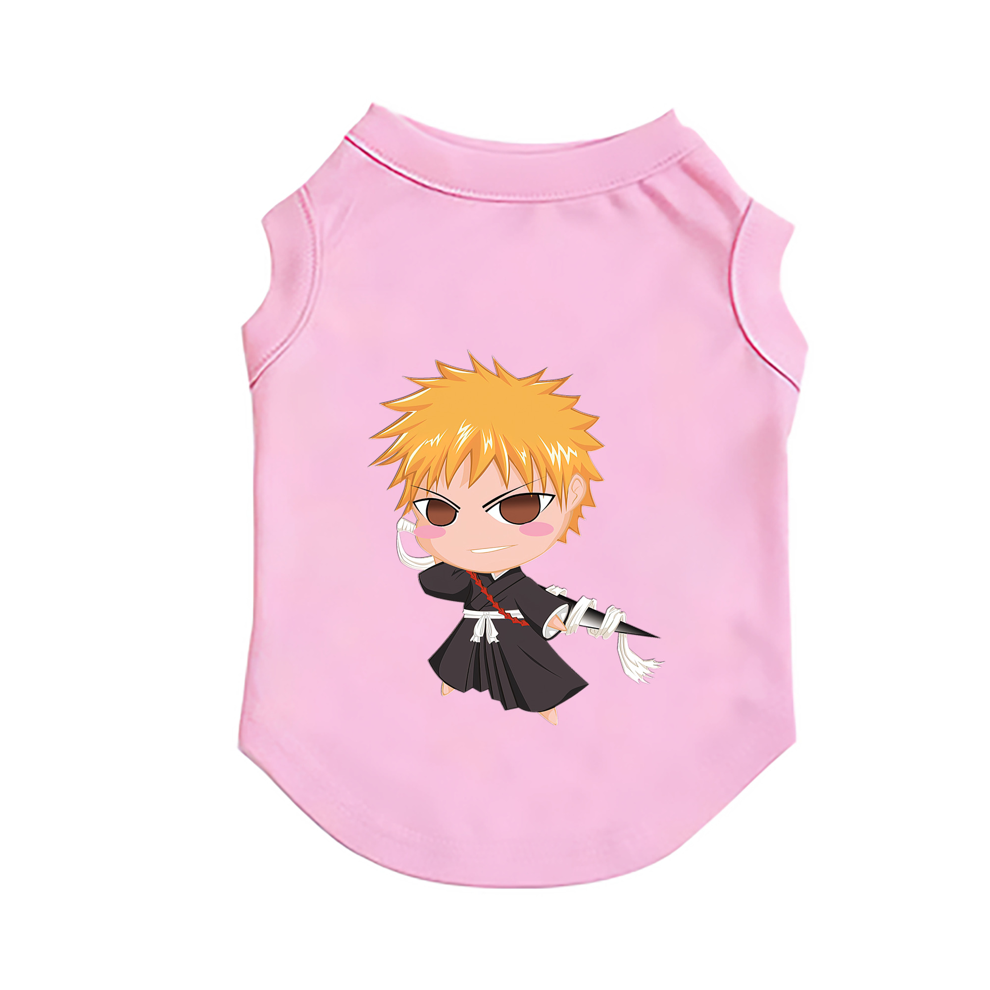 （画像用） ブリーチ 黒崎一護（くろさき いちご）BLEACH Kurosaki Ichigo ペット用ベスト