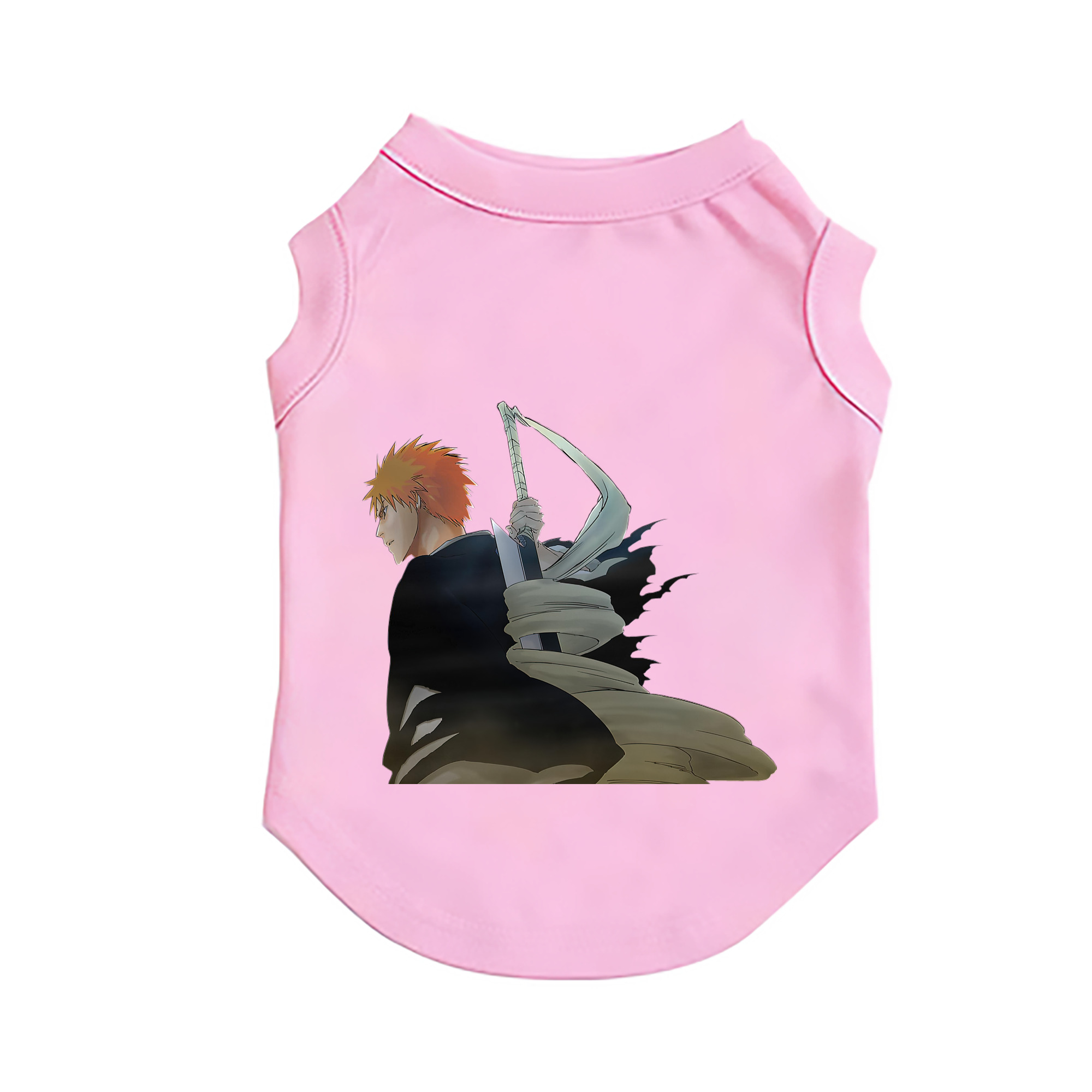 （画像用） ブリーチ 黒崎一護（くろさき いちご）BLEACH Kurosaki Ichigo ペット用ベスト