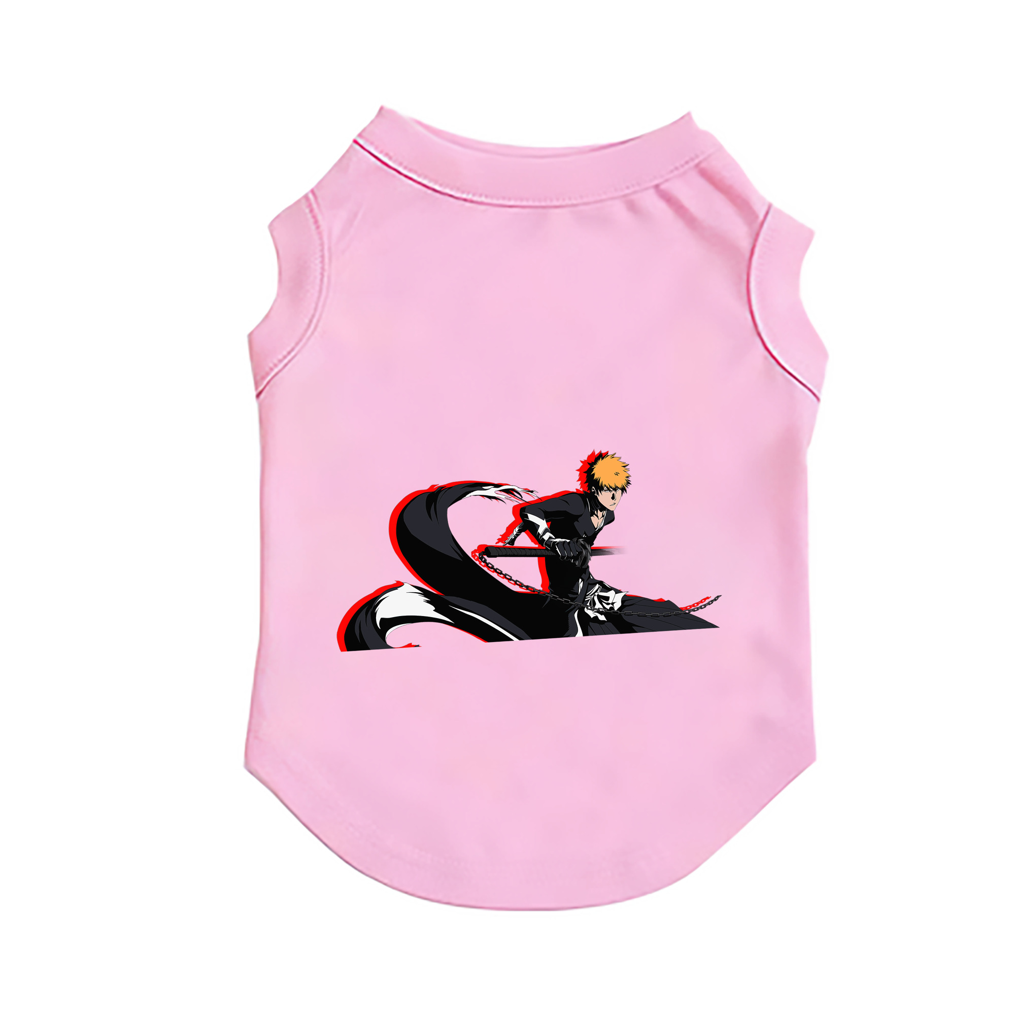 （画像用） ブリーチ 黒崎一護（くろさき いちご）BLEACH Kurosaki Ichigo ペット用ベスト