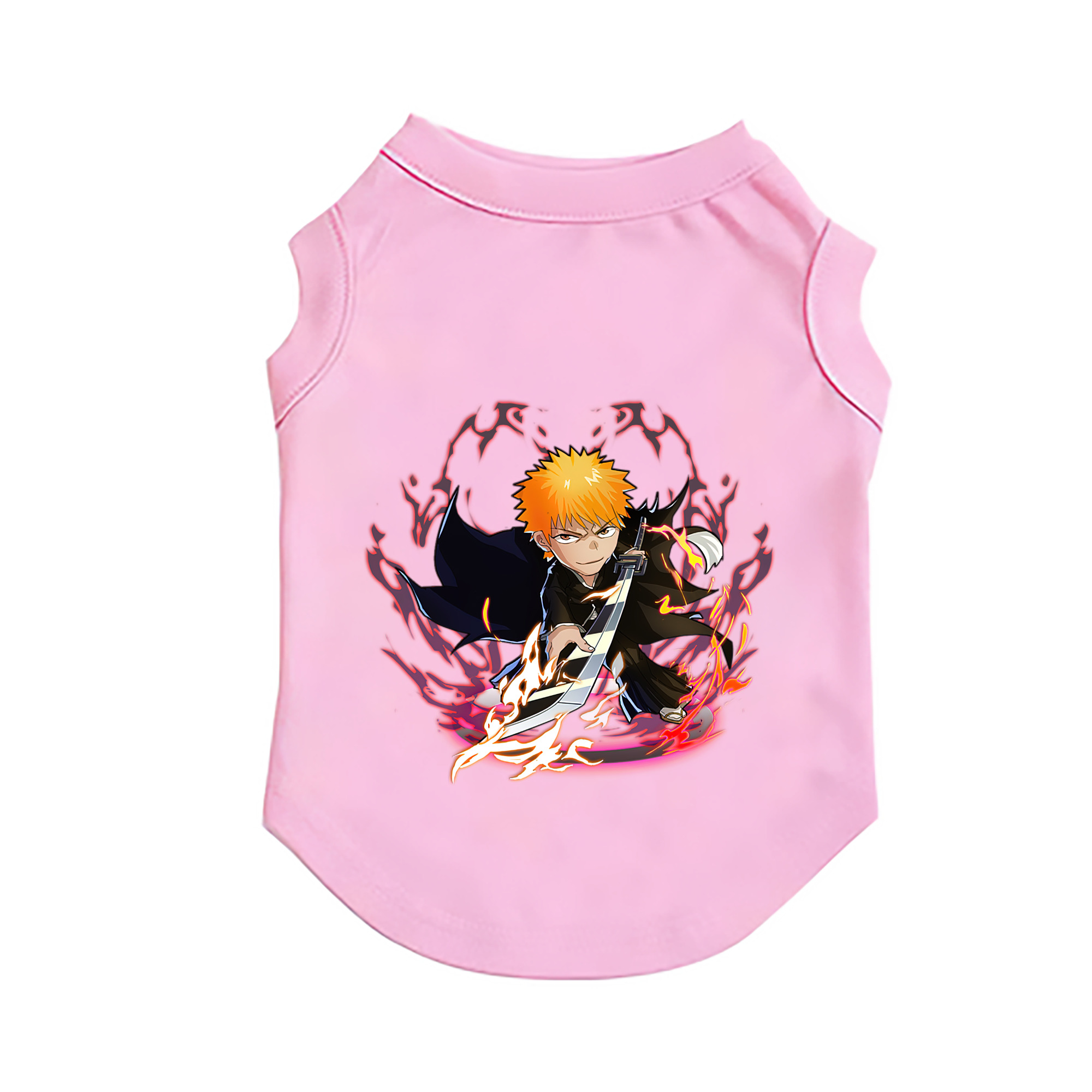 （画像用） ブリーチ 黒崎一護（くろさき いちご）BLEACH Kurosaki Ichigo ペット用ベスト