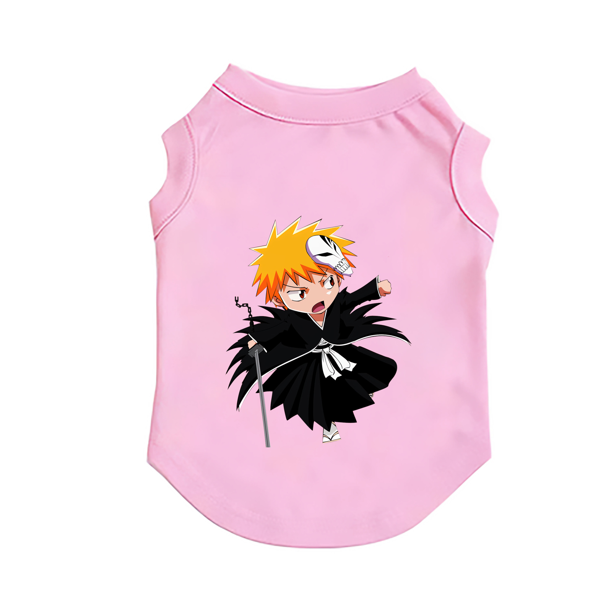 （画像用） ブリーチ 黒崎一護（くろさき いちご）BLEACH Kurosaki Ichigo ペット用ベスト