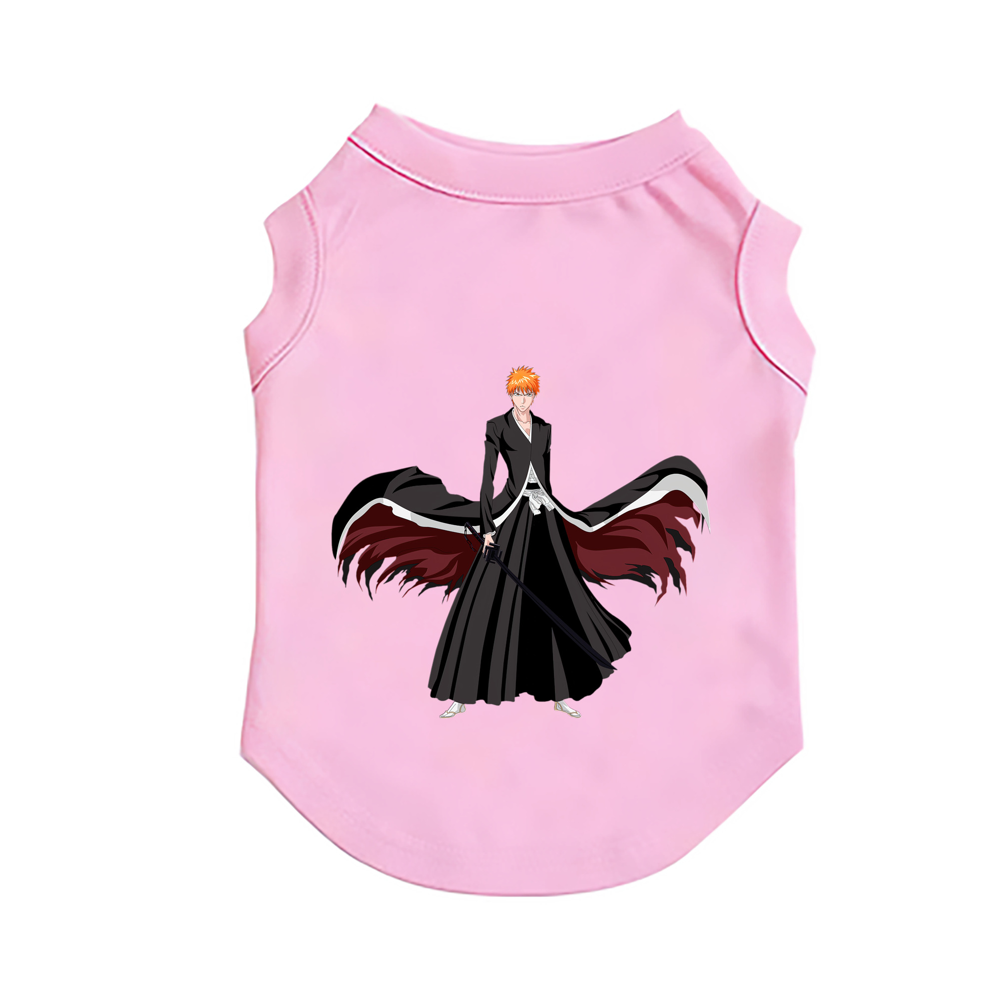 （画像用） ブリーチ 黒崎一護（くろさき いちご）BLEACH Kurosaki Ichigo ペット用ベスト