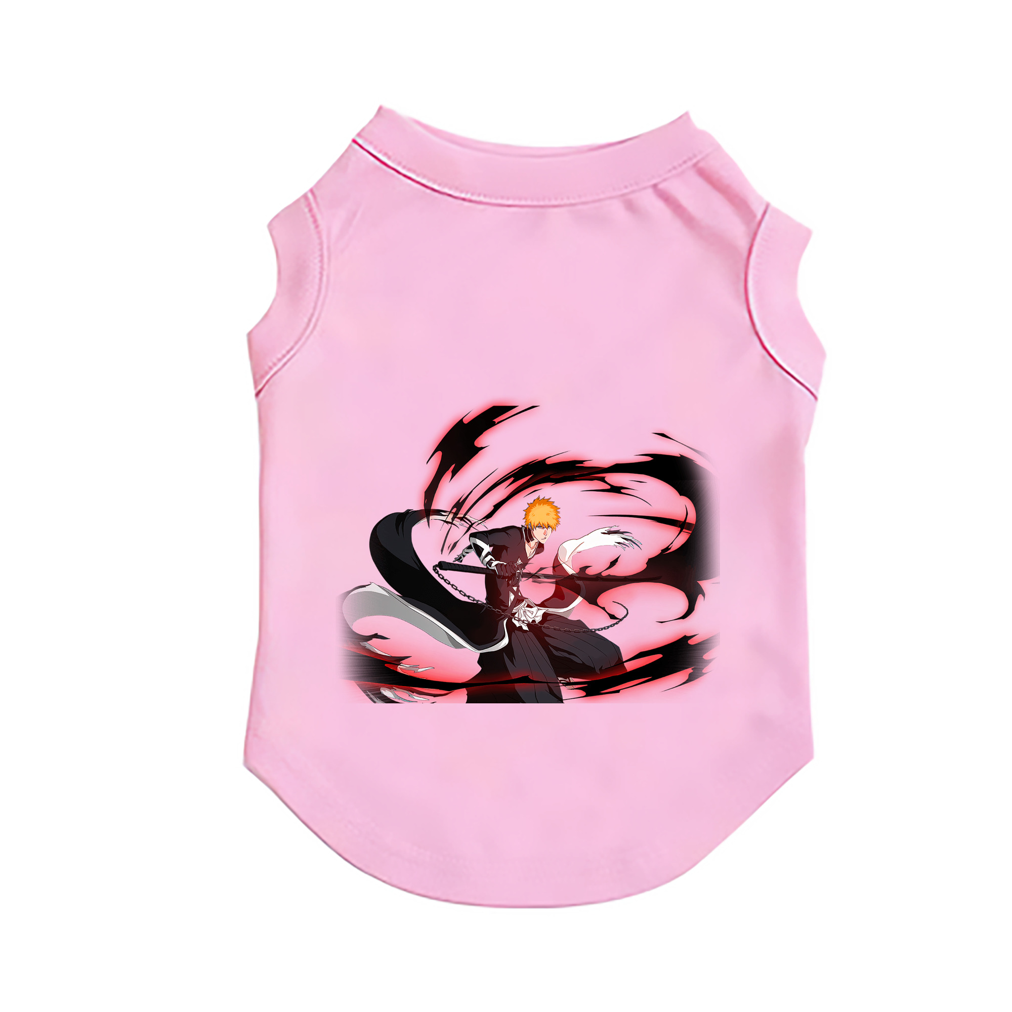 （画像用） ブリーチ 黒崎一護（くろさき いちご）BLEACH Kurosaki Ichigo ペット用ベスト