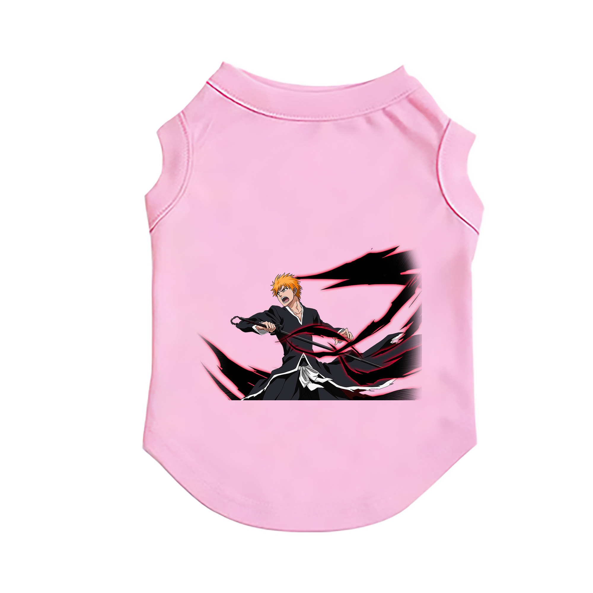 （画像用） ブリーチ 黒崎一護（くろさき いちご）BLEACH Kurosaki Ichigo ペット用ベスト