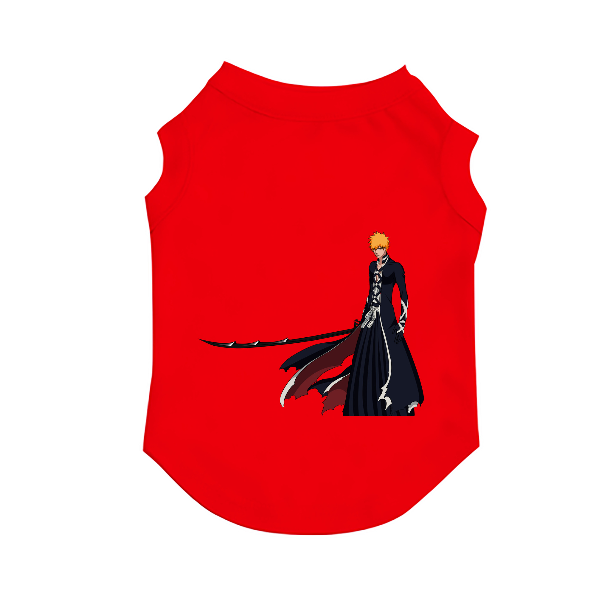（画像用） ブリーチ 黒崎一護（くろさき いちご）BLEACH Kurosaki Ichigo ペット用ベスト