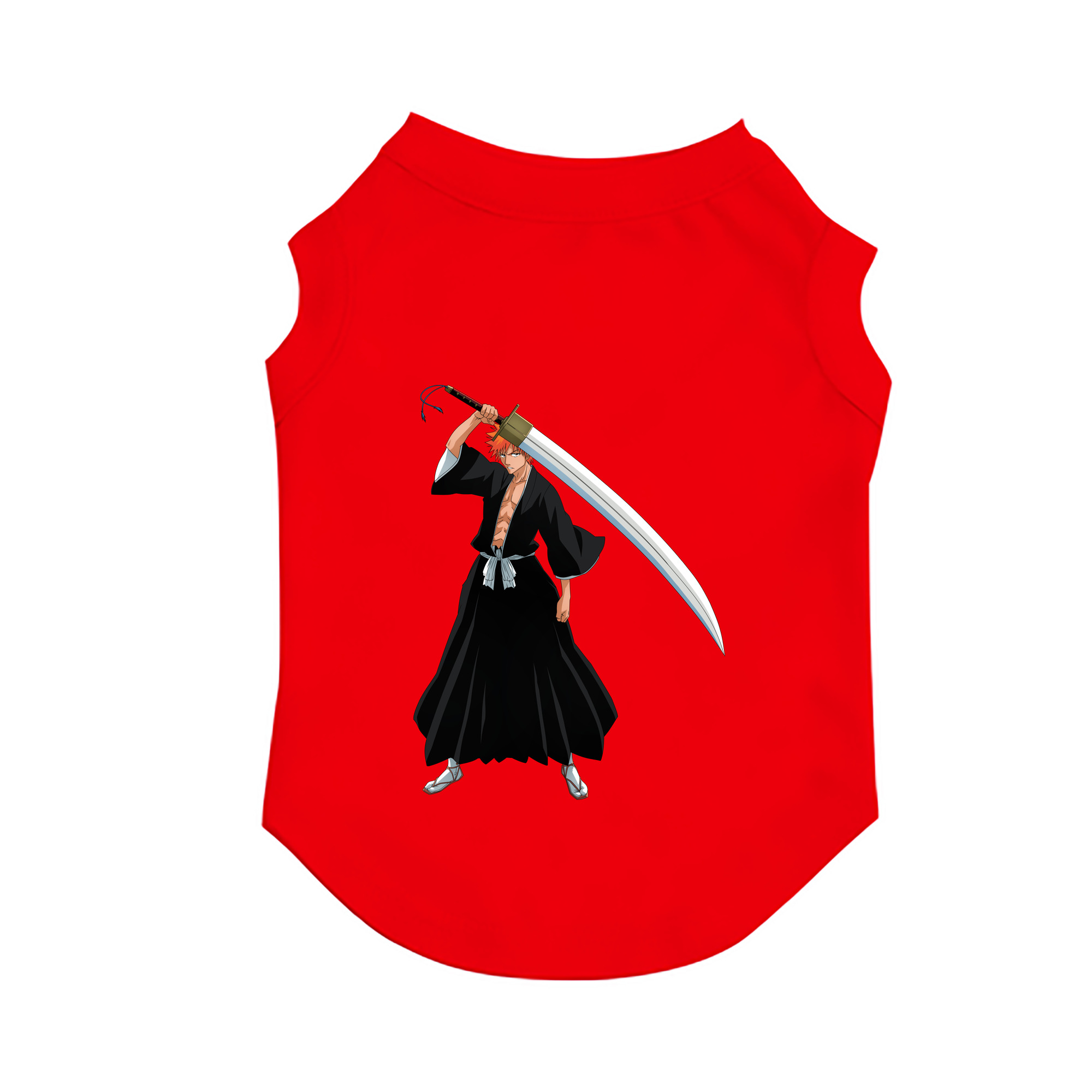 （画像用） ブリーチ 黒崎一護（くろさき いちご）BLEACH Kurosaki Ichigo ペット用ベスト