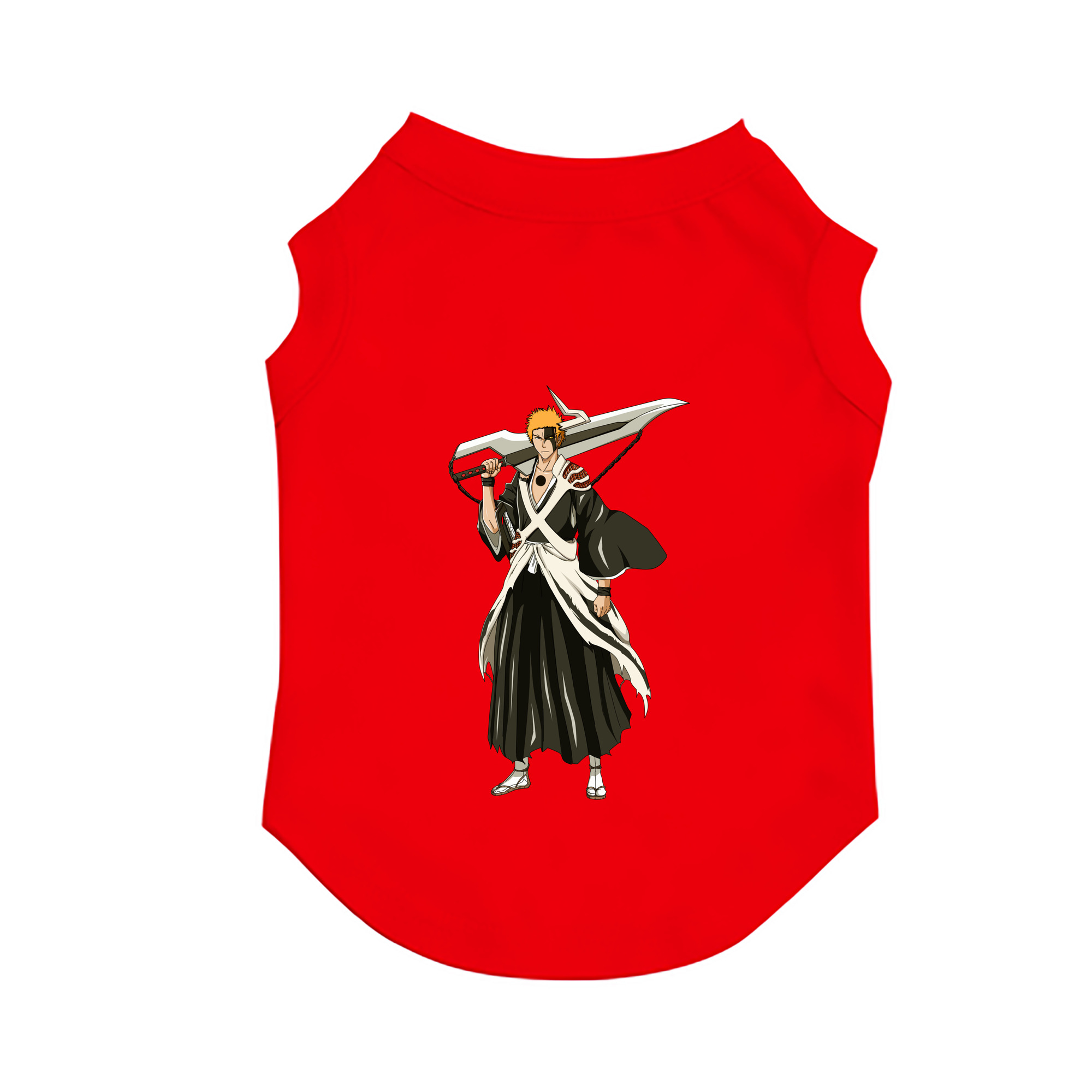（画像用） ブリーチ 黒崎一護（くろさき いちご）BLEACH Kurosaki Ichigo ペット用ベスト