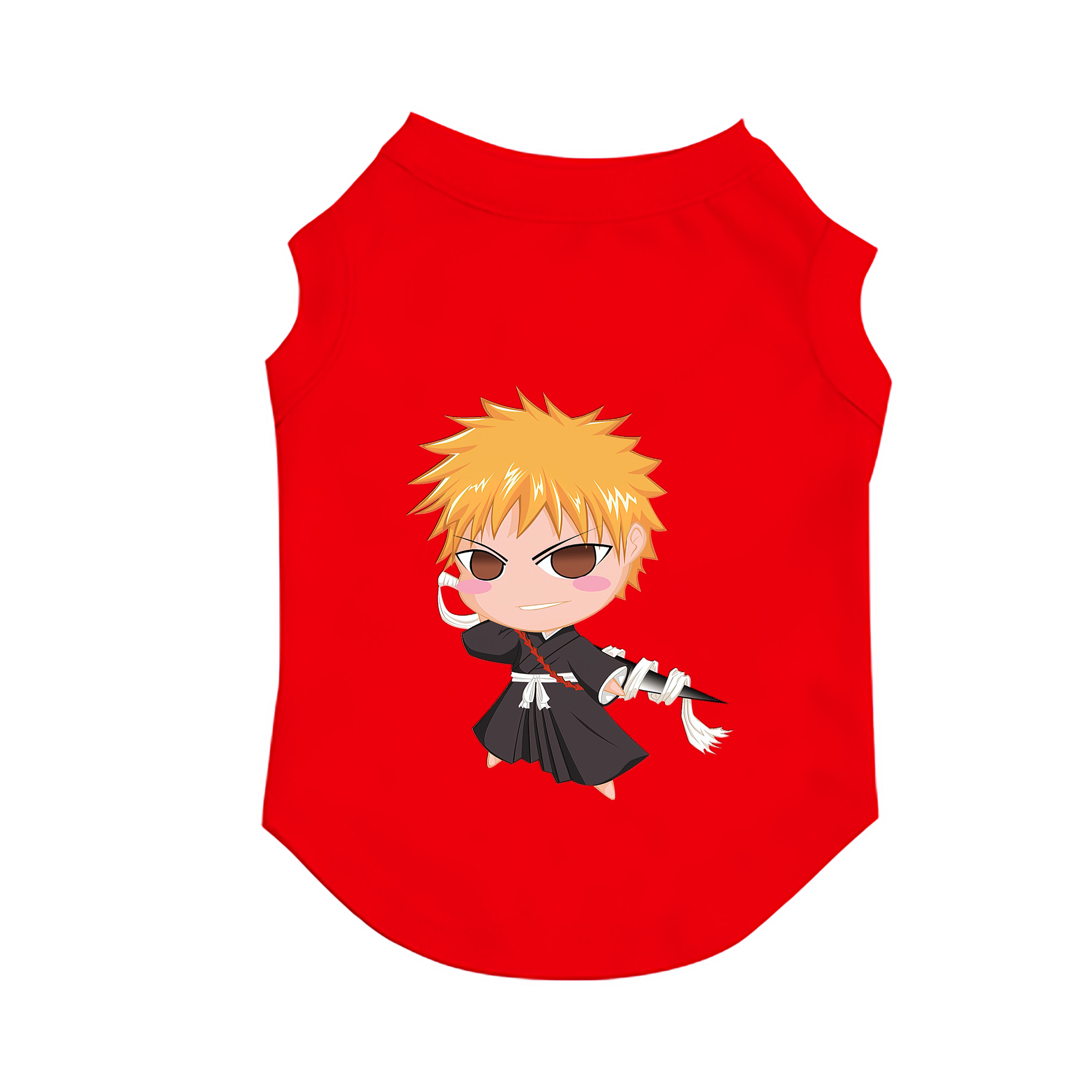 （画像用） ブリーチ 黒崎一護（くろさき いちご）BLEACH Kurosaki Ichigo ペット用ベスト