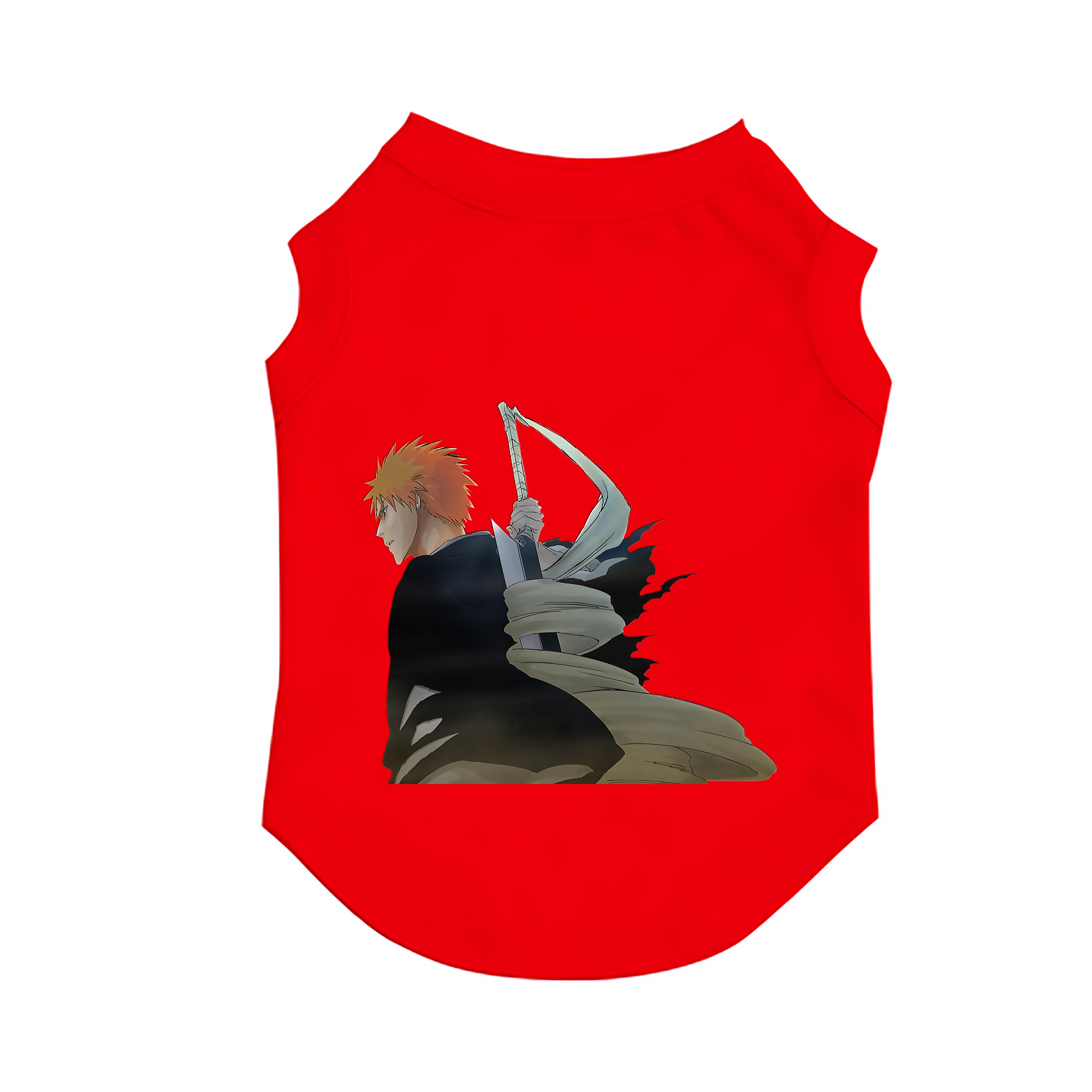 （画像用） ブリーチ 黒崎一護（くろさき いちご）BLEACH Kurosaki Ichigo ペット用ベスト