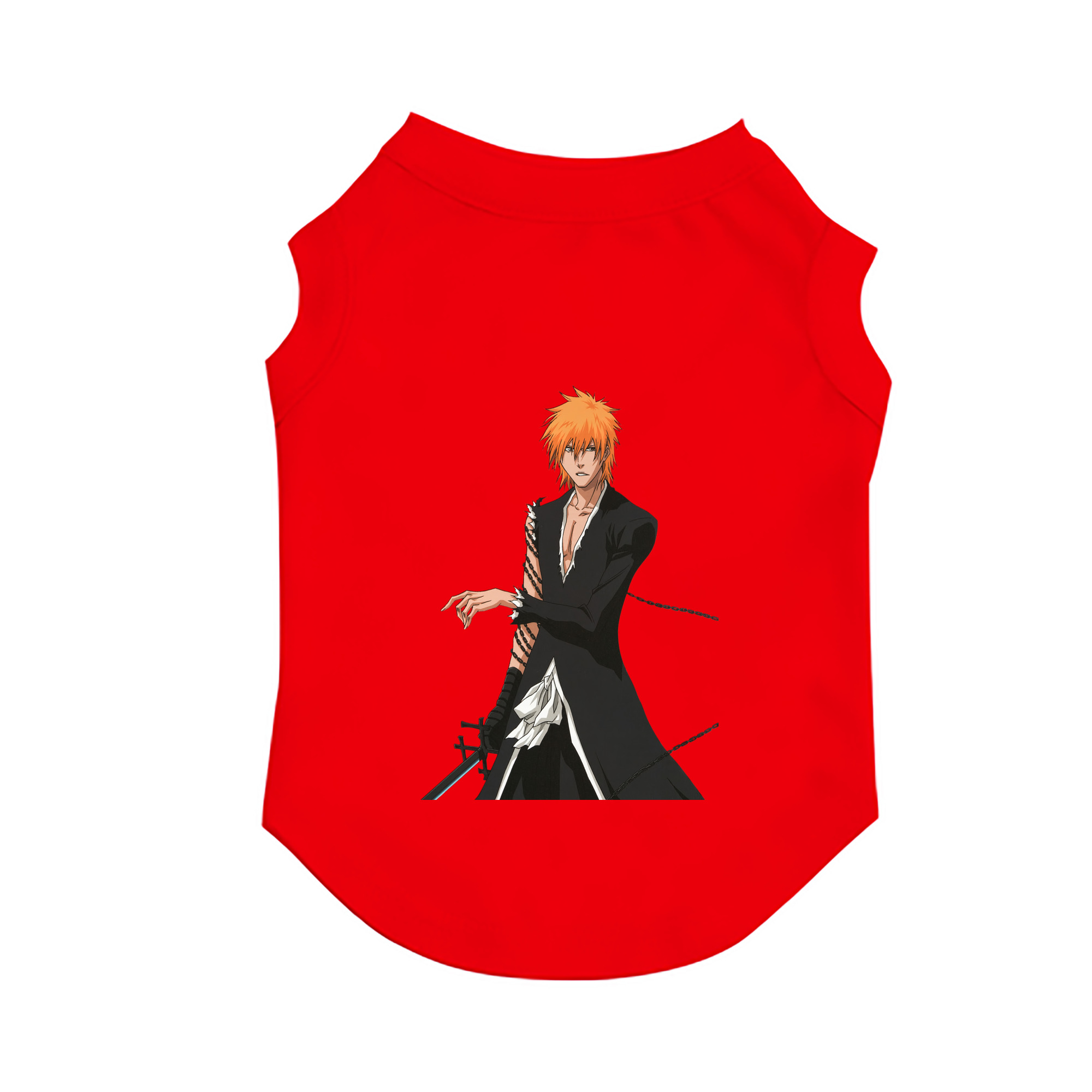 （画像用） ブリーチ 黒崎一護（くろさき いちご）BLEACH Kurosaki Ichigo ペット用ベスト